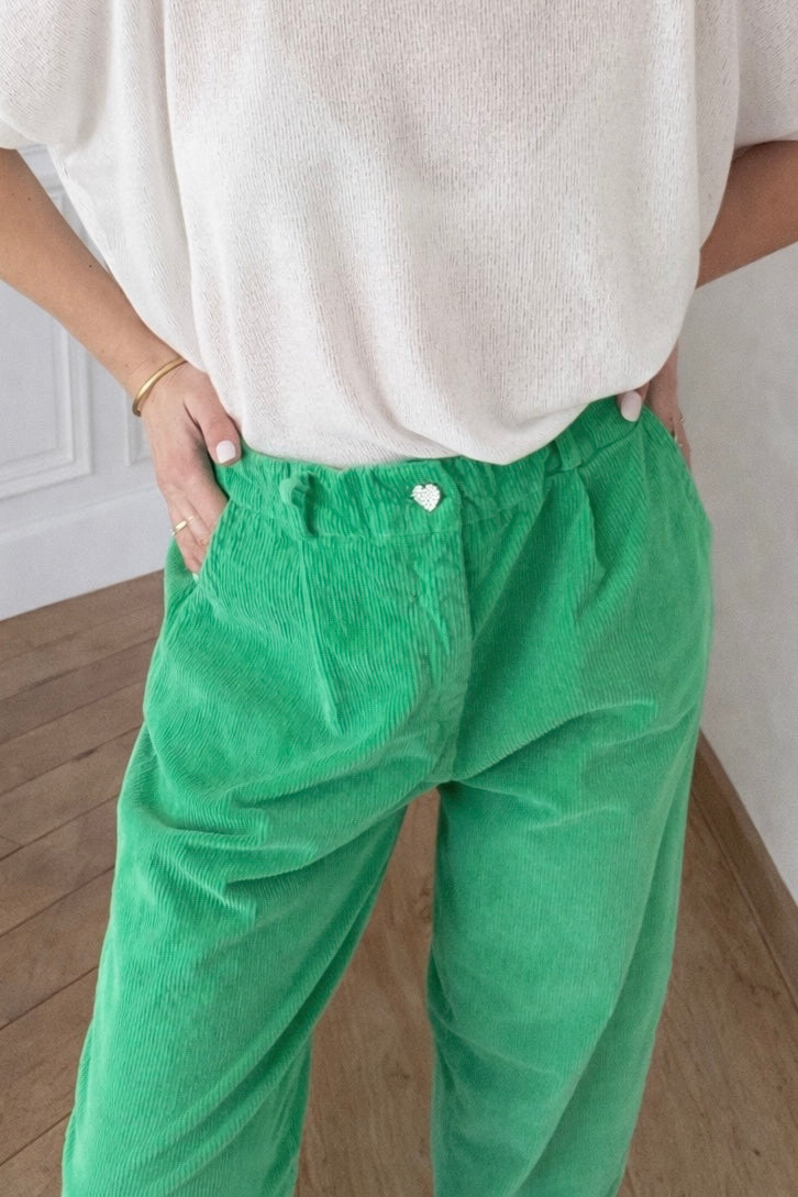 PANTALON JENNA VERT