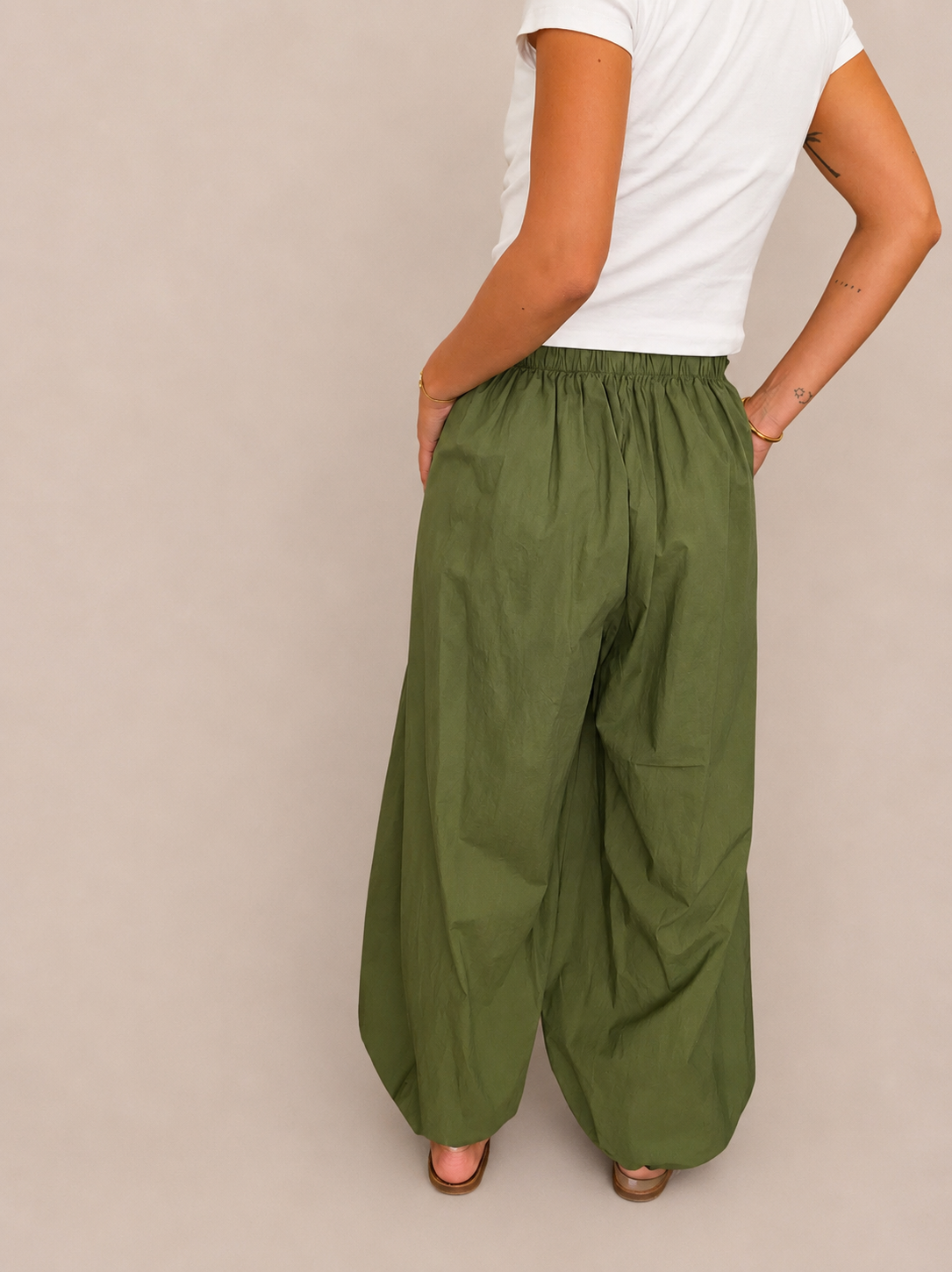 PANTALON JOHANNE KAKI