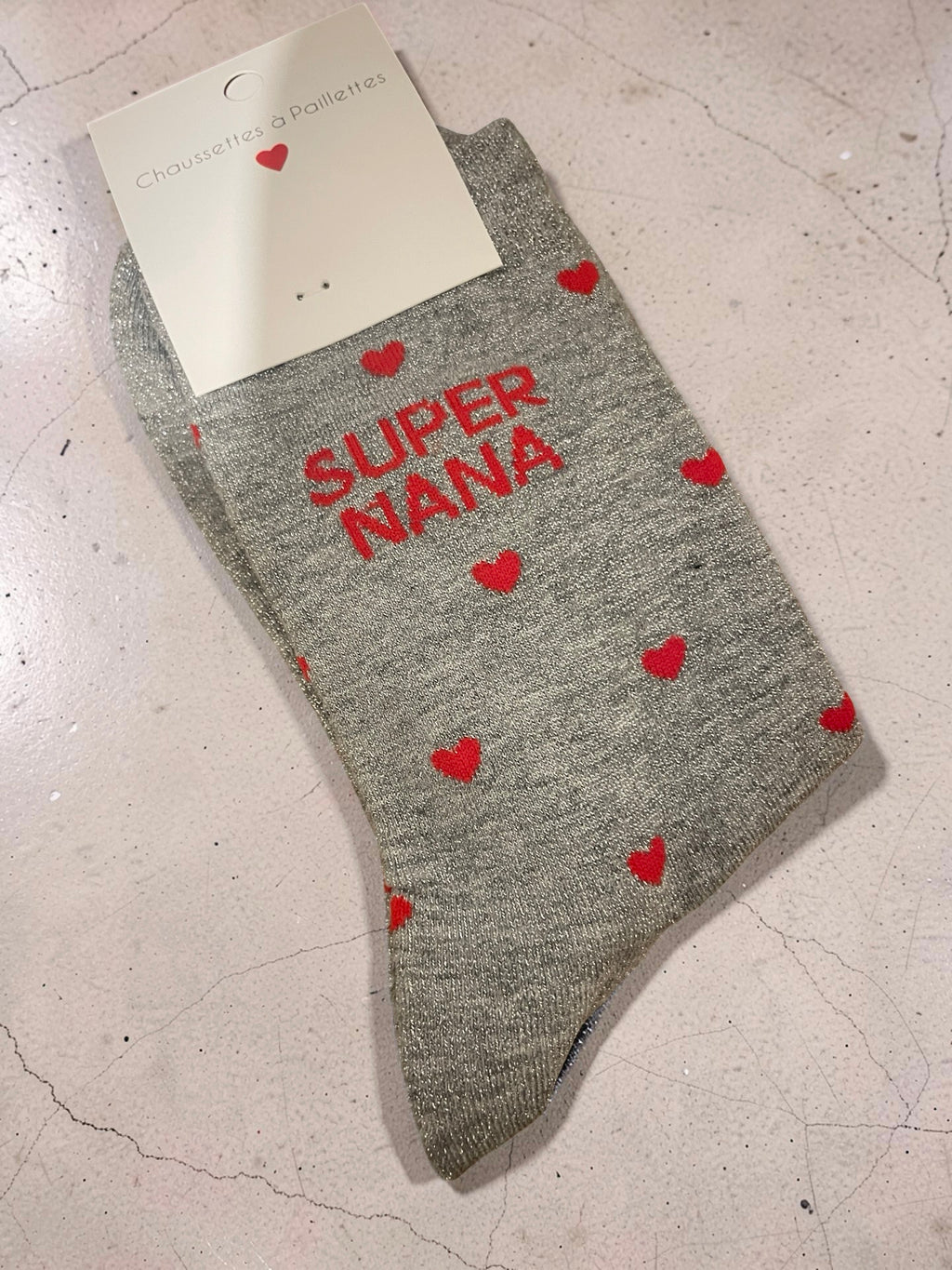 CHAUSSETTES À MESSAGE