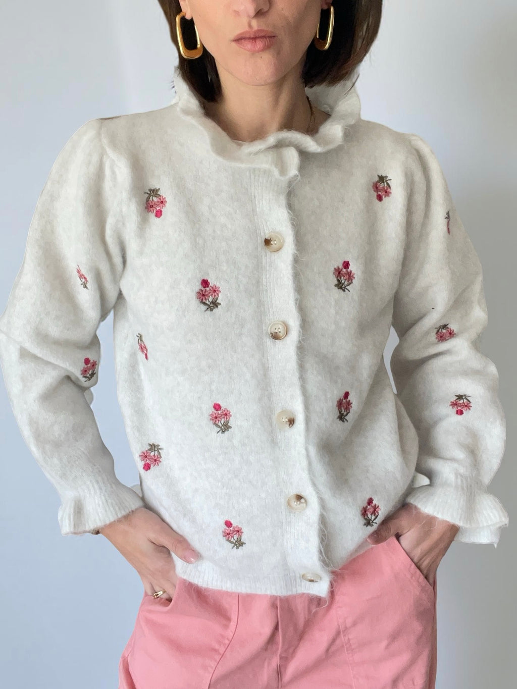 GILET BRODÉ ROSALIE