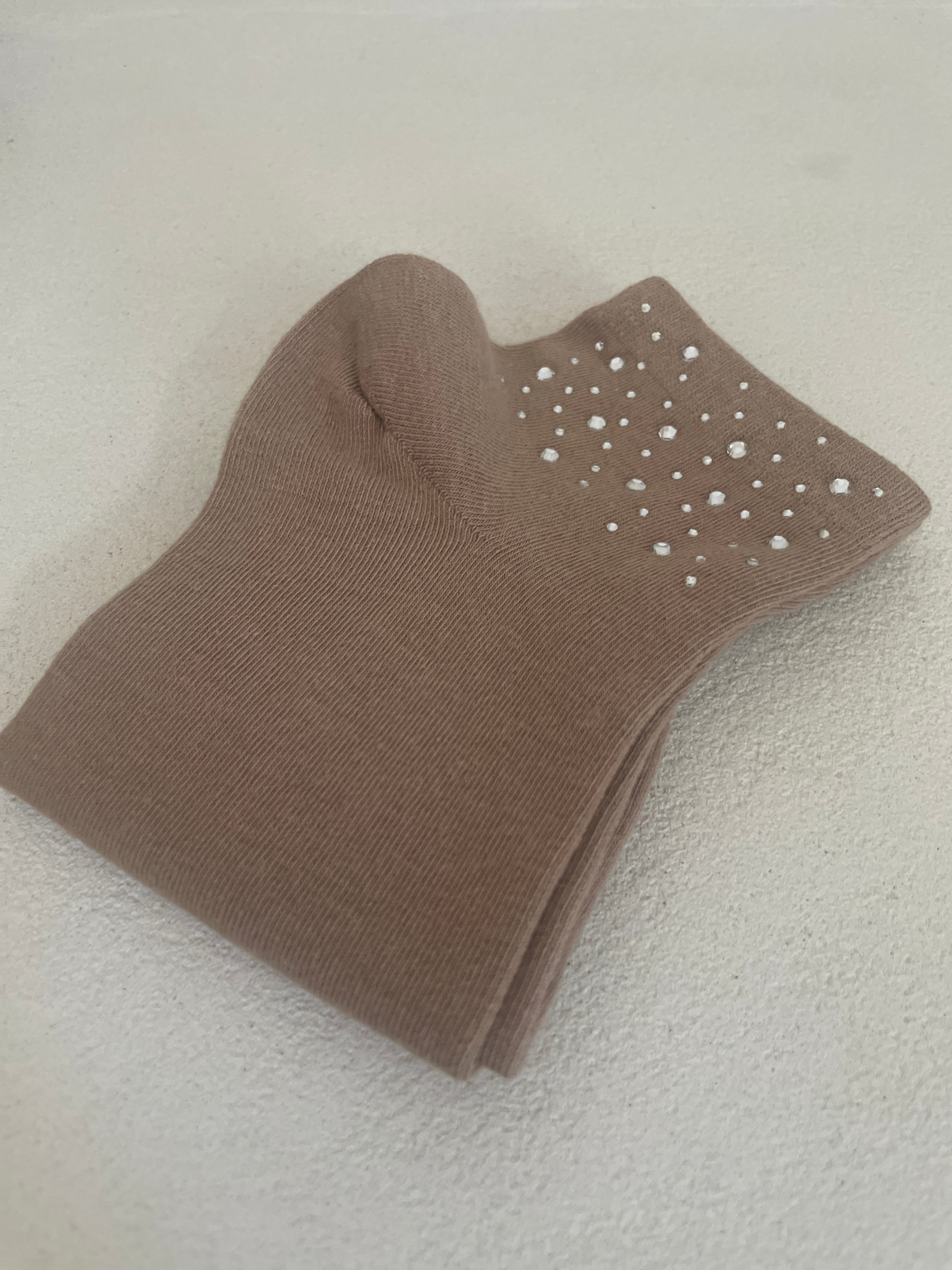 Chaussettes Strass - Effet bijoux