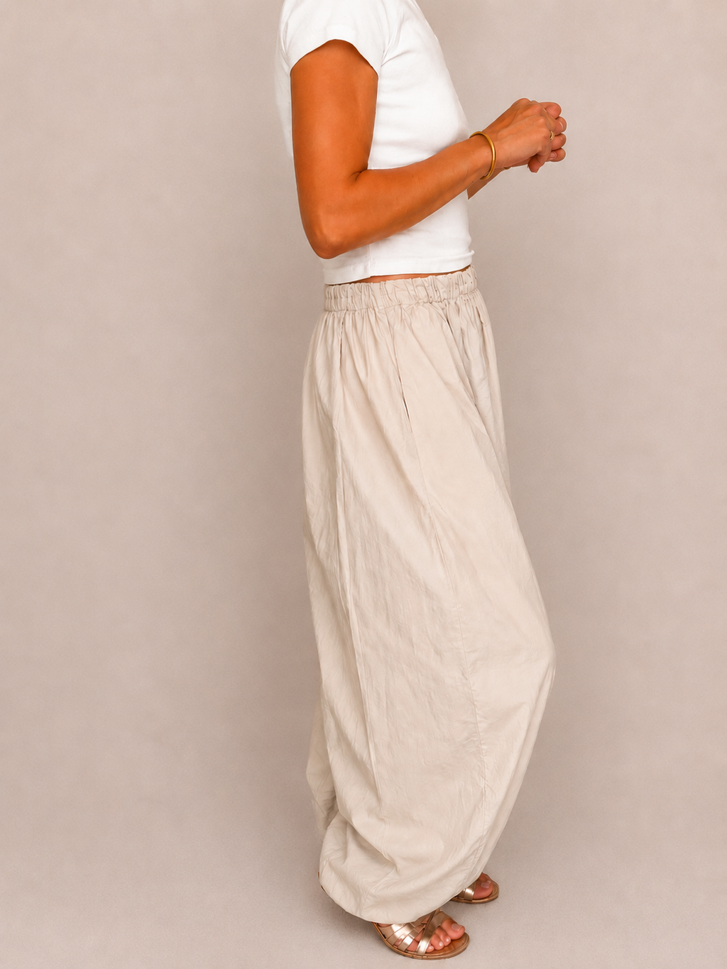 PANTALON JOHANNE BEIGE