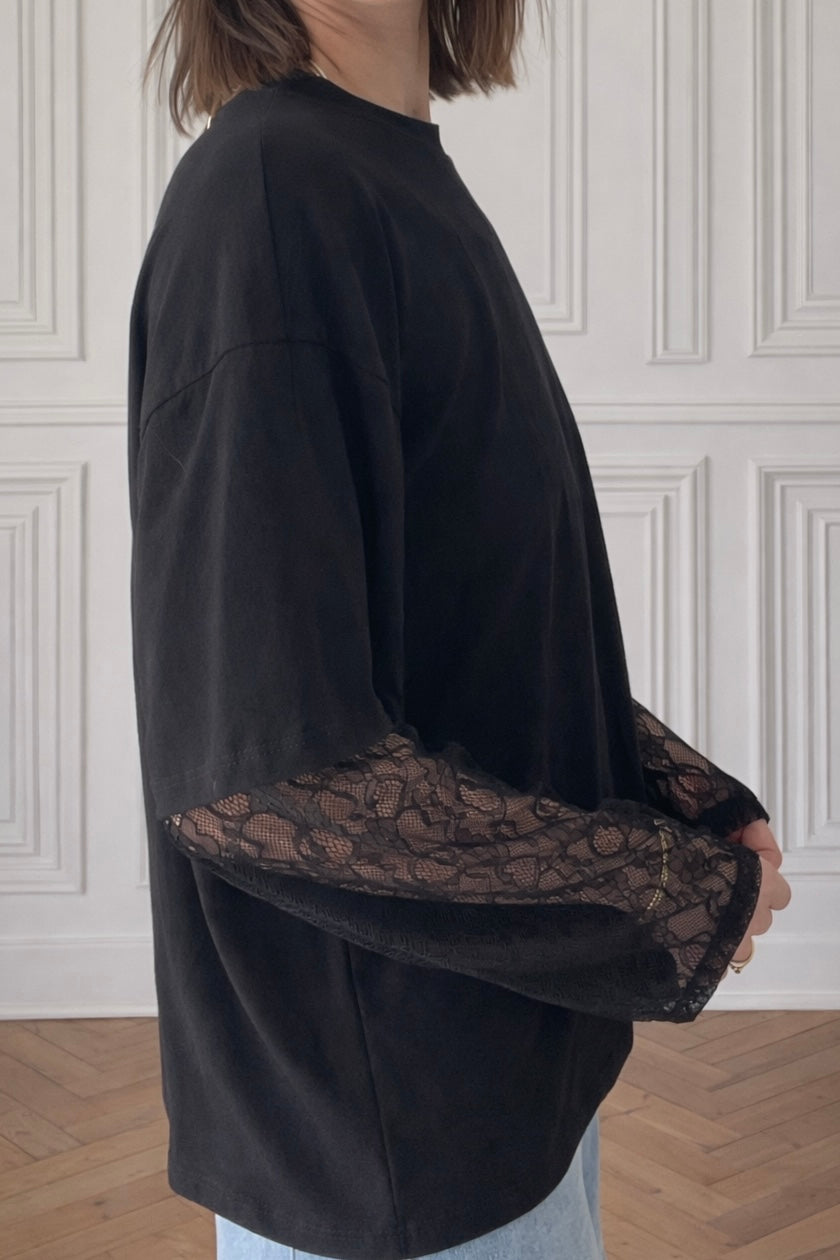 T-SHIRT MANCHES DENTELLE JULIETTE