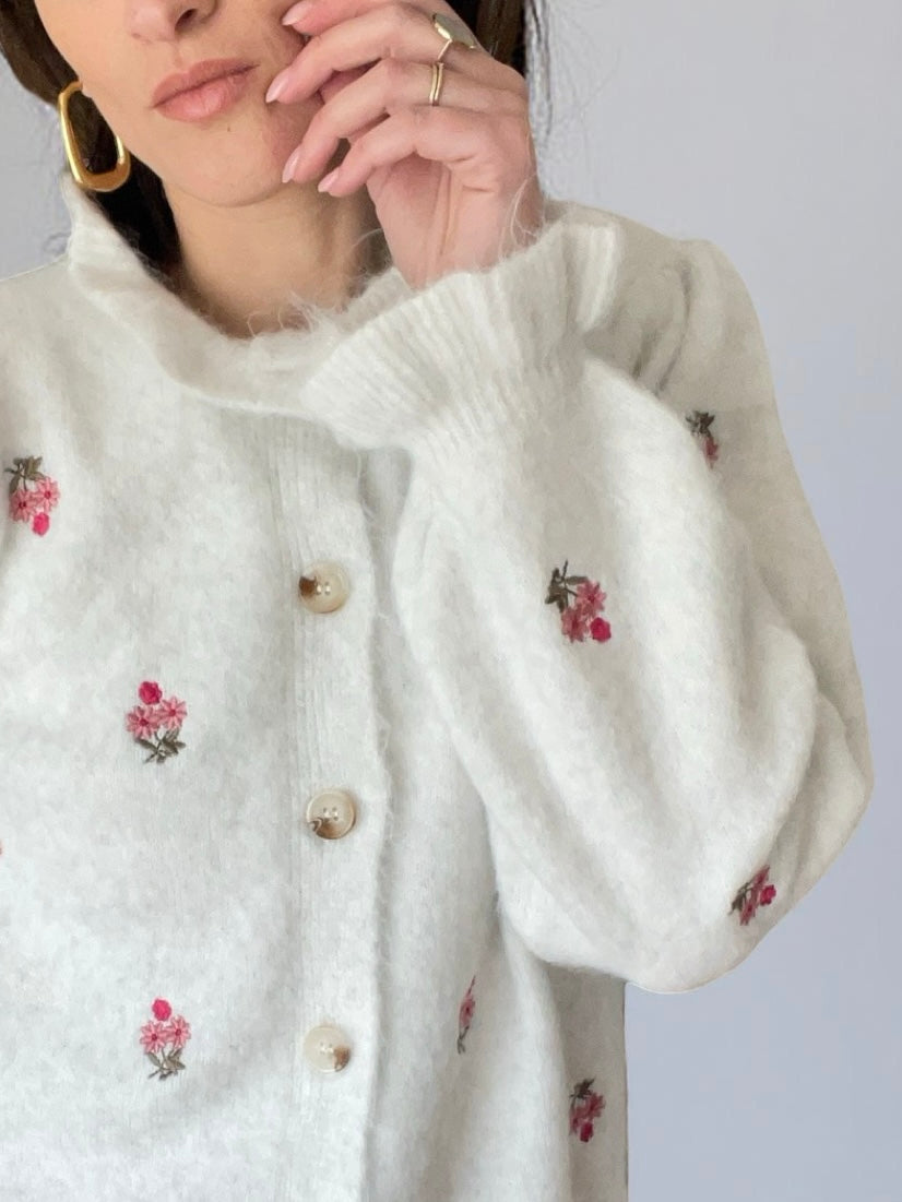 GILET BRODÉ ROSALIE