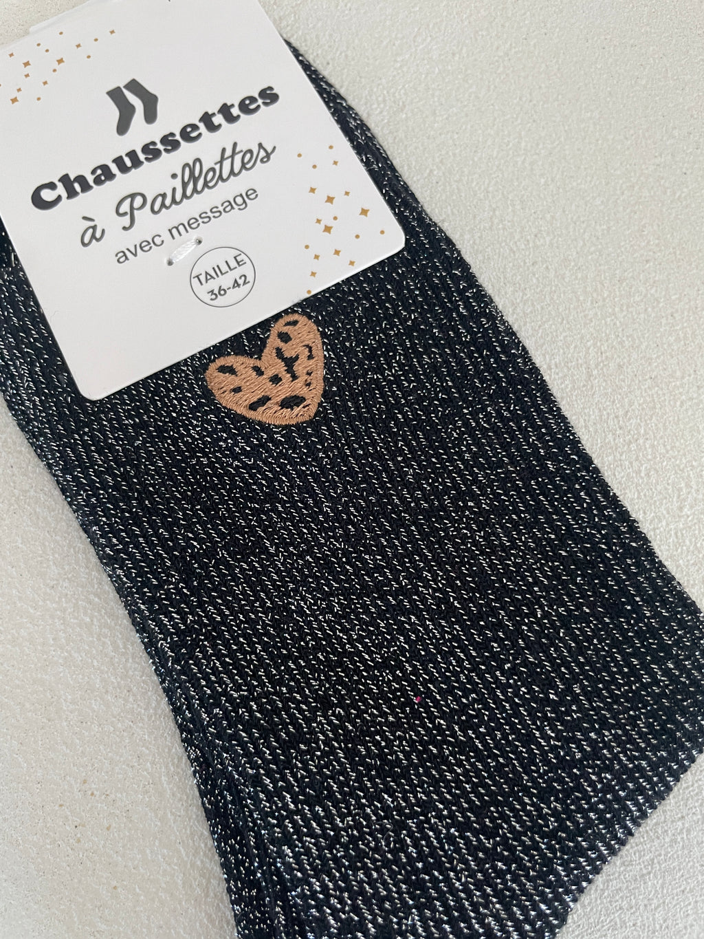 CHAUSSETTES CŒUR LÉO