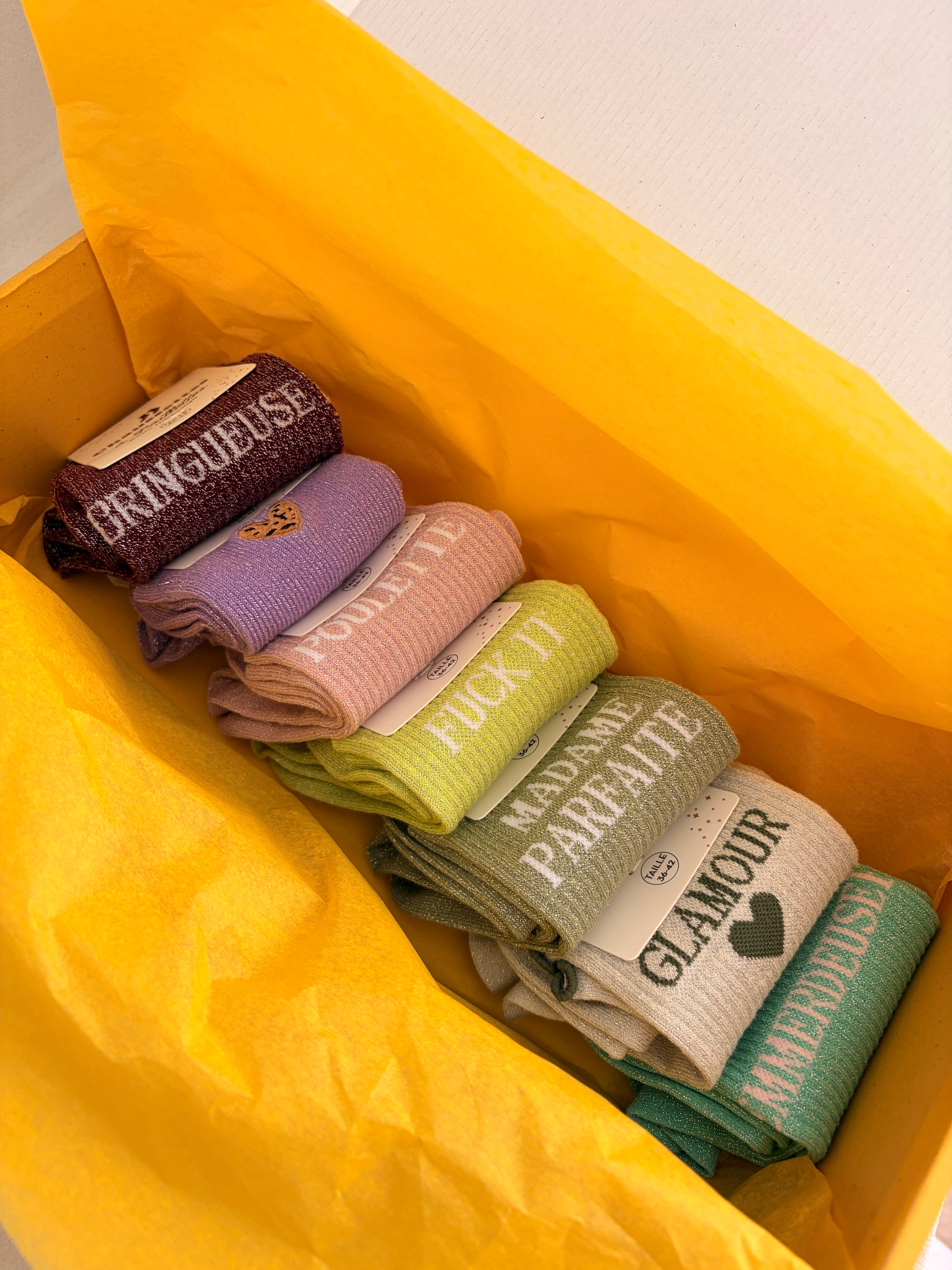 Coffret chaussettes La Meuf (7 paires)