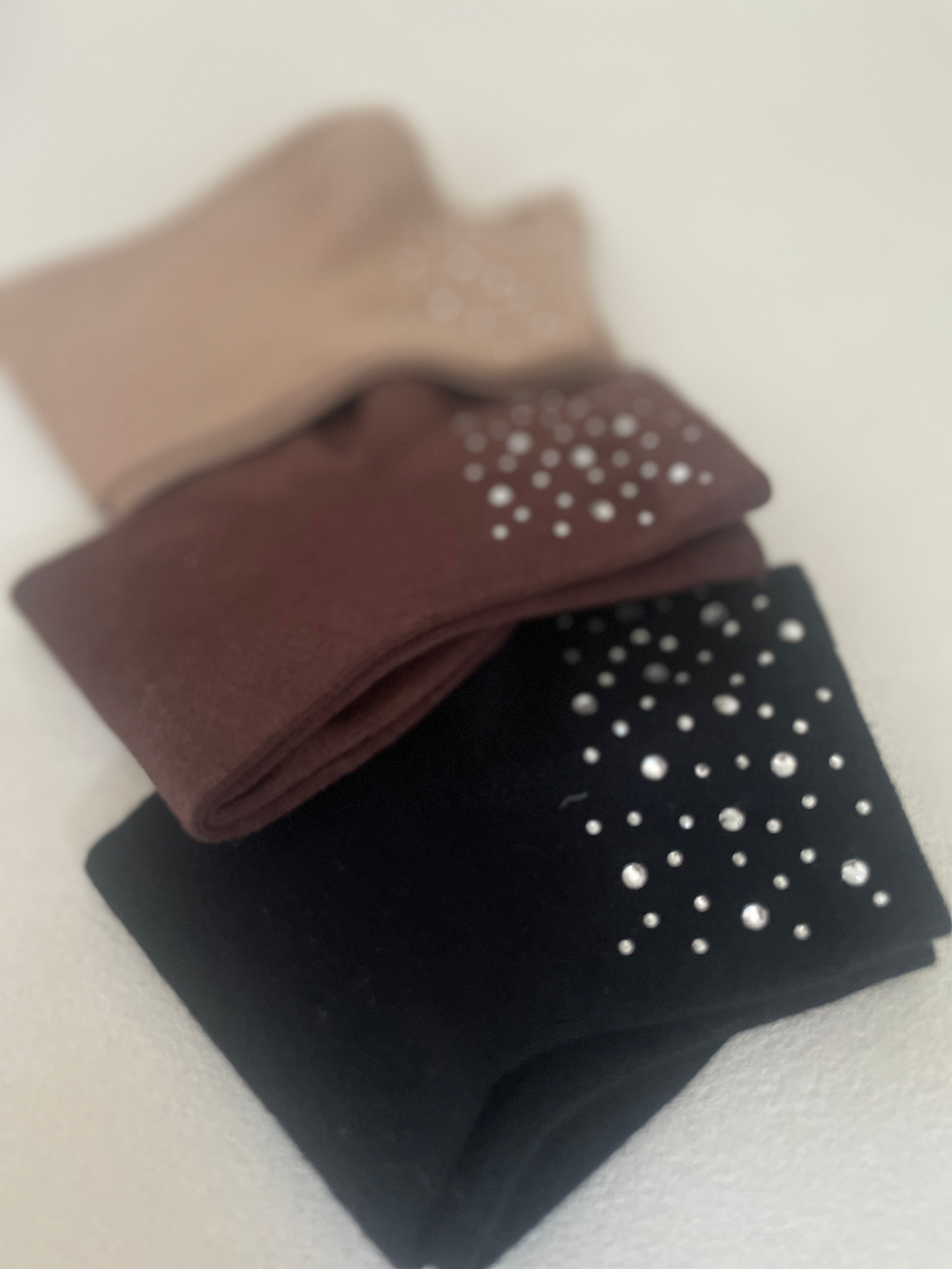 Chaussettes Strass - Effet bijoux