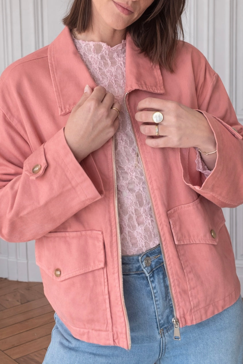 VESTE CAMILLE ROSE