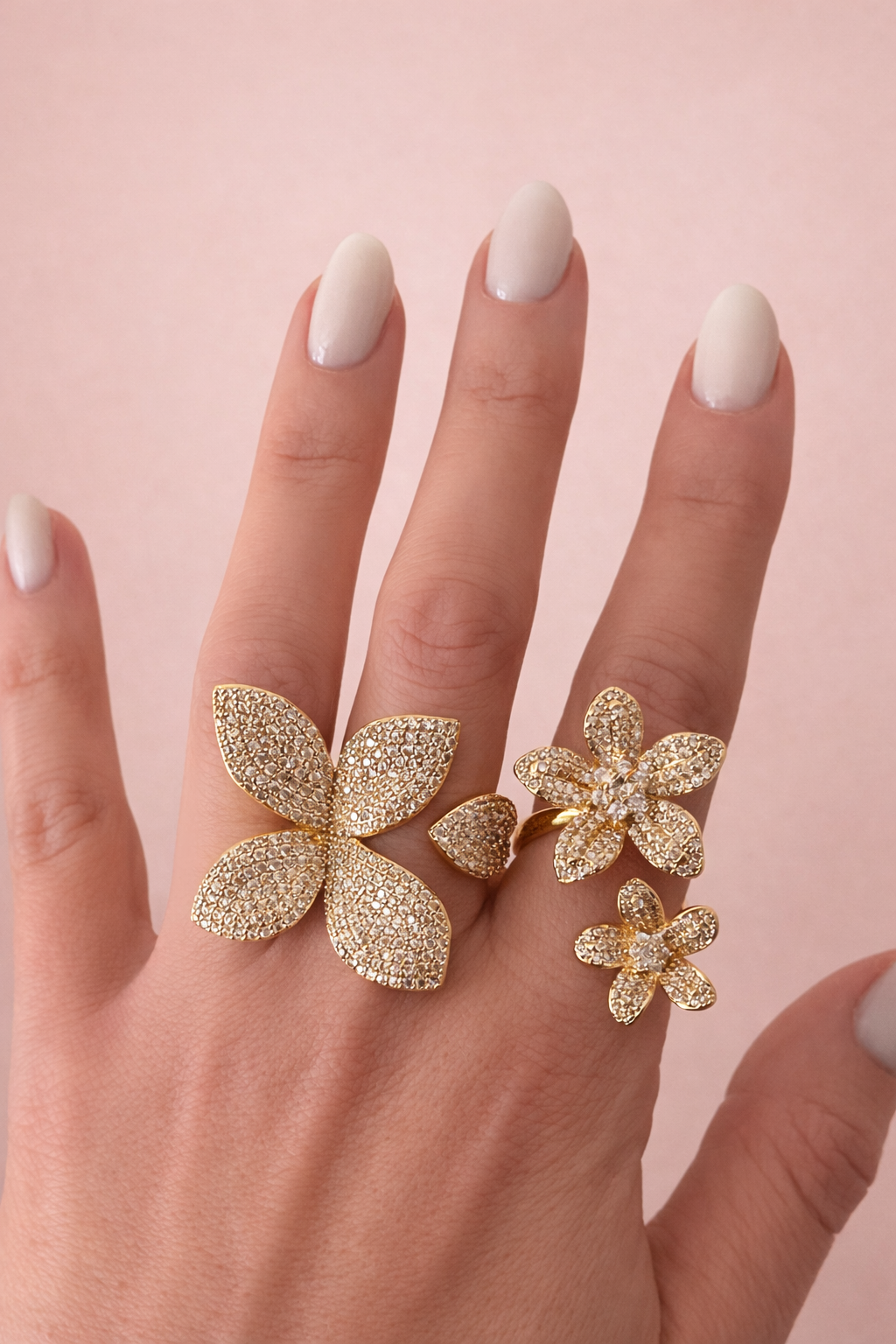 BAGUE FLEURS