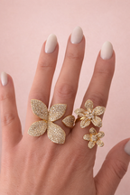 BAGUE FLEURS