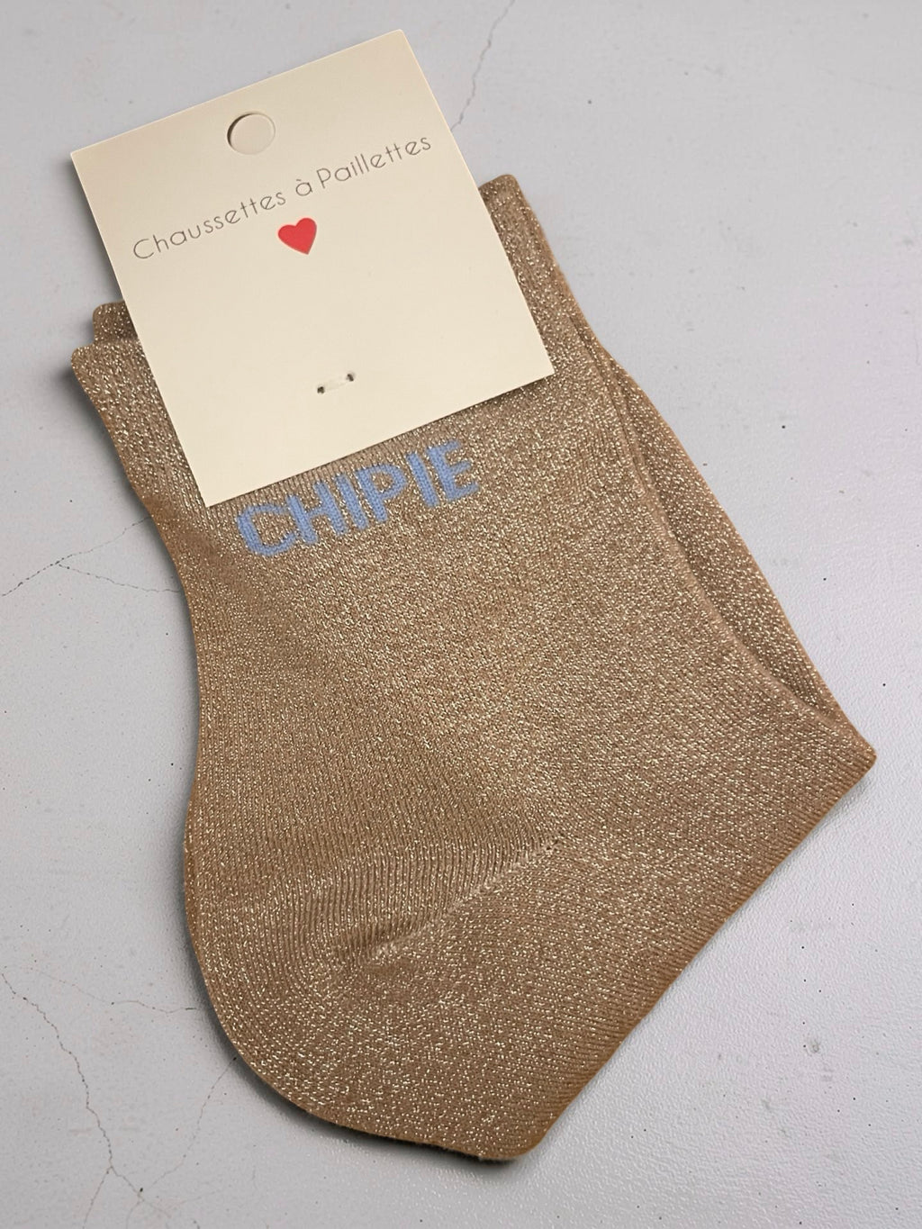 CHAUSSETTES À MESSAGE