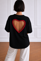 T-SHIRT LOVE COL ROND