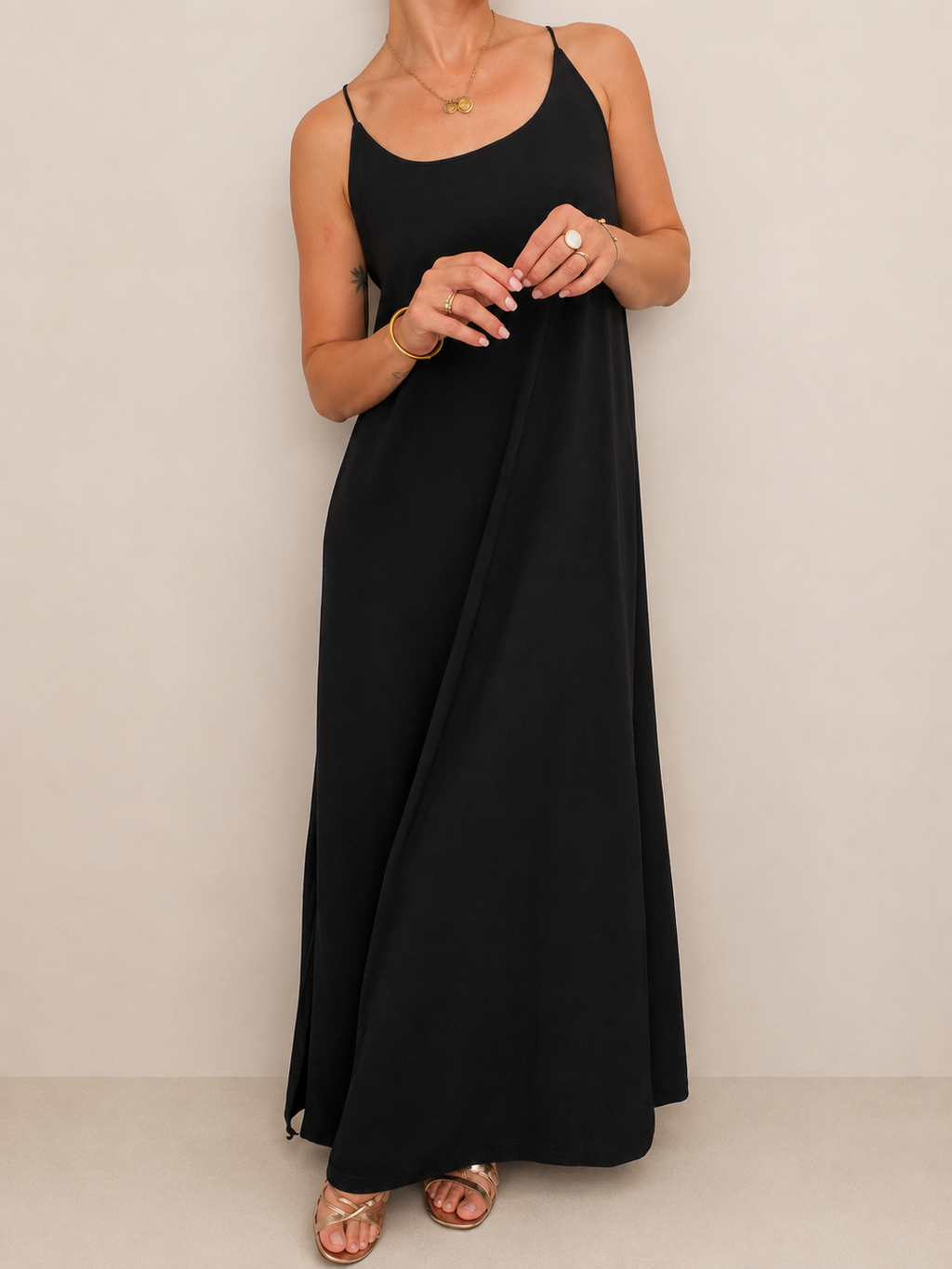 ROBE JASMINE NOIR