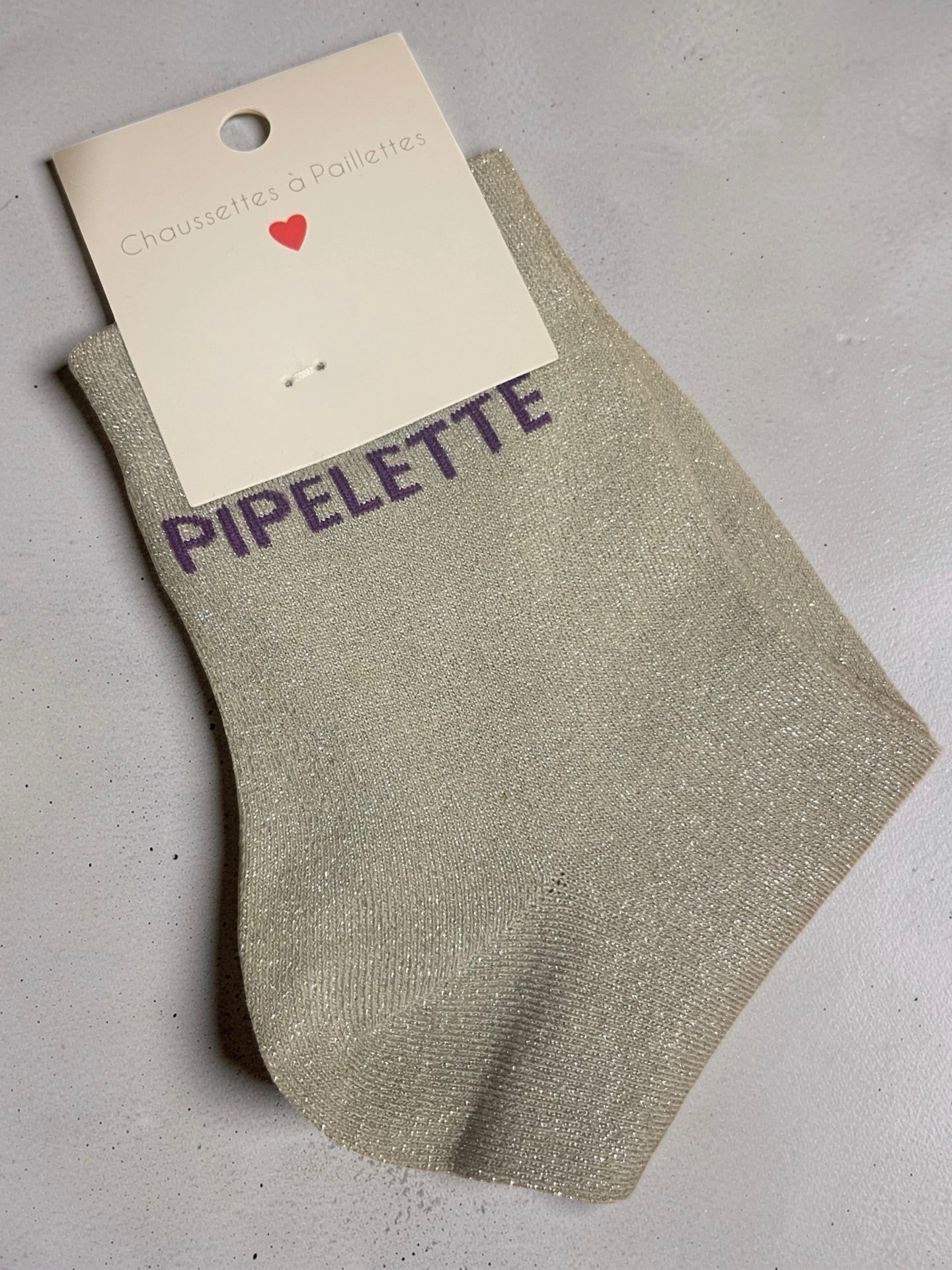 CHAUSSETTES À MESSAGE