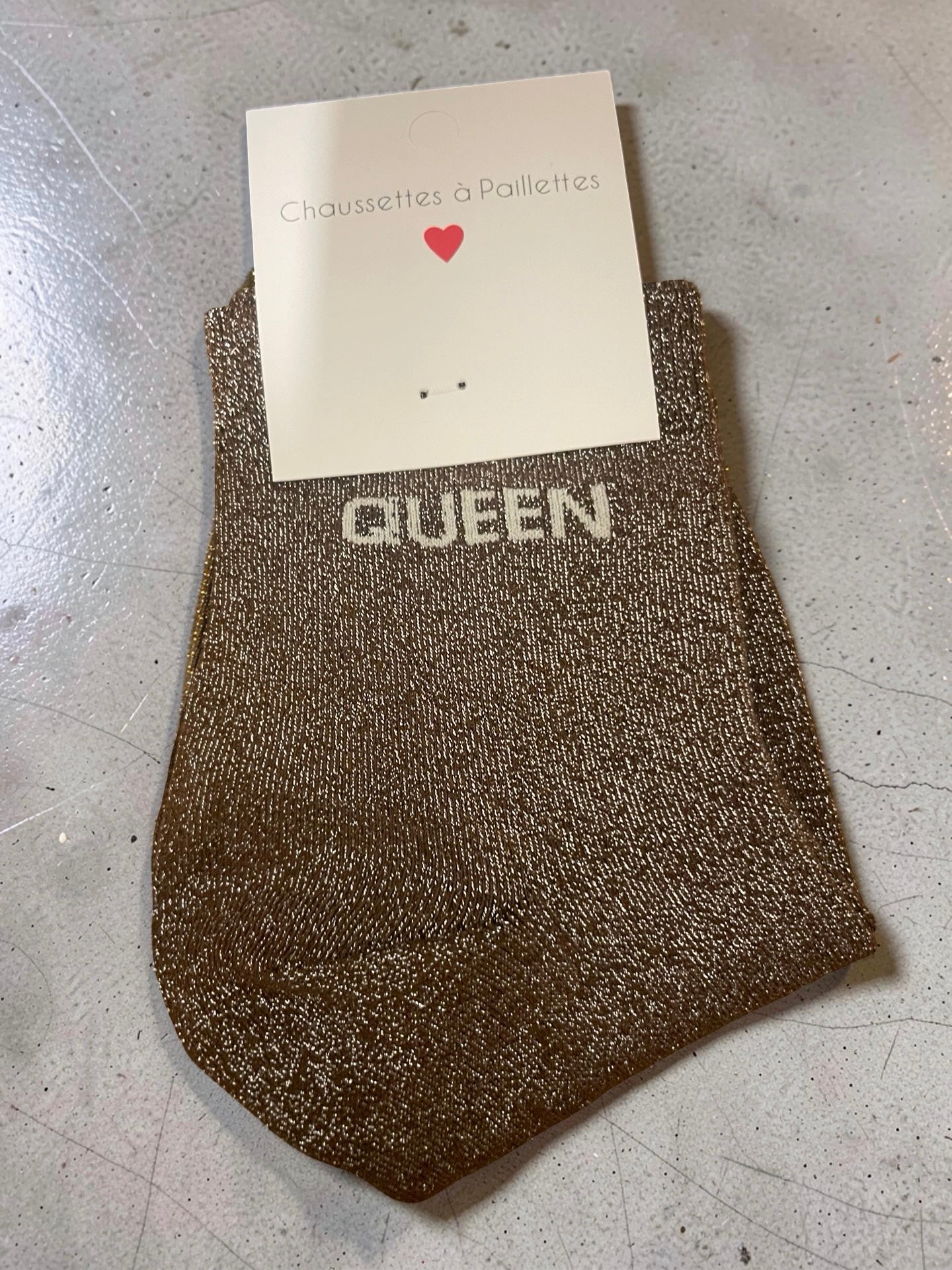 CHAUSSETTES À MESSAGE