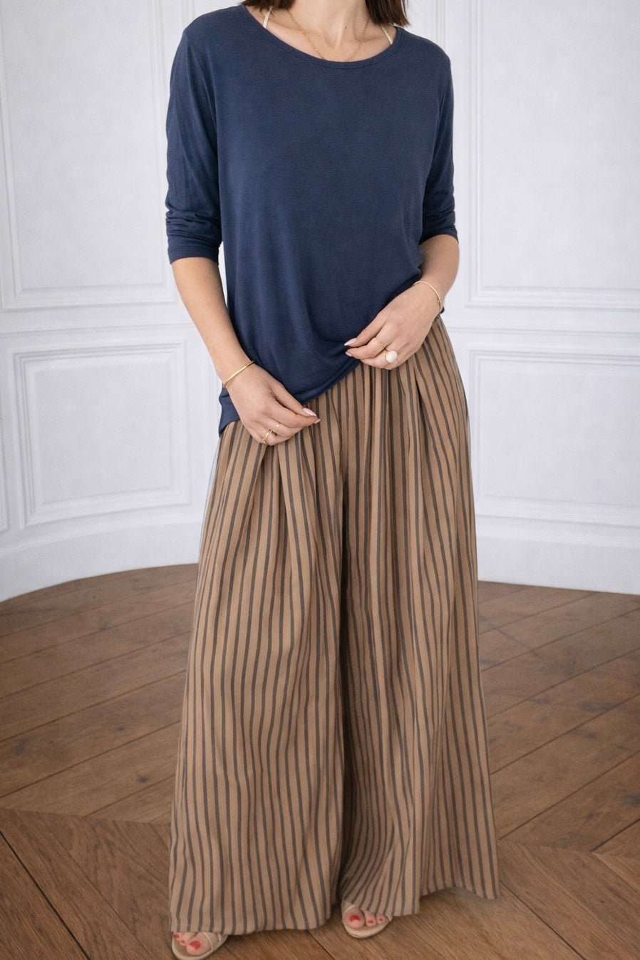 PANTALON CHIARA MARRON