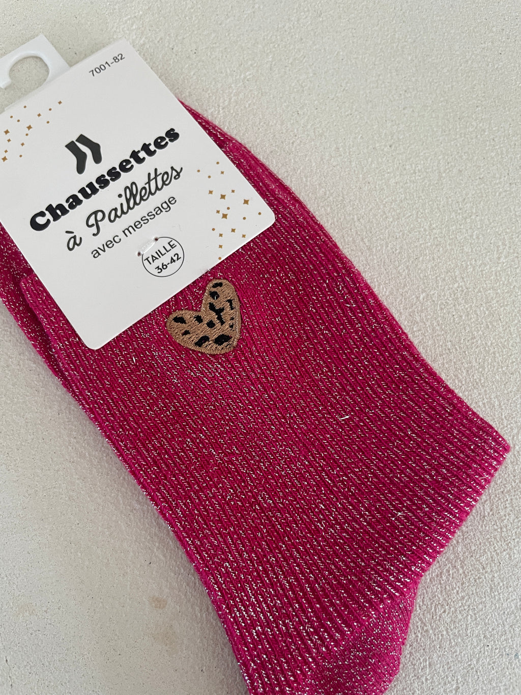 CHAUSSETTES CŒUR LÉO