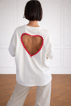T-SHIRT LOVE COL ROND