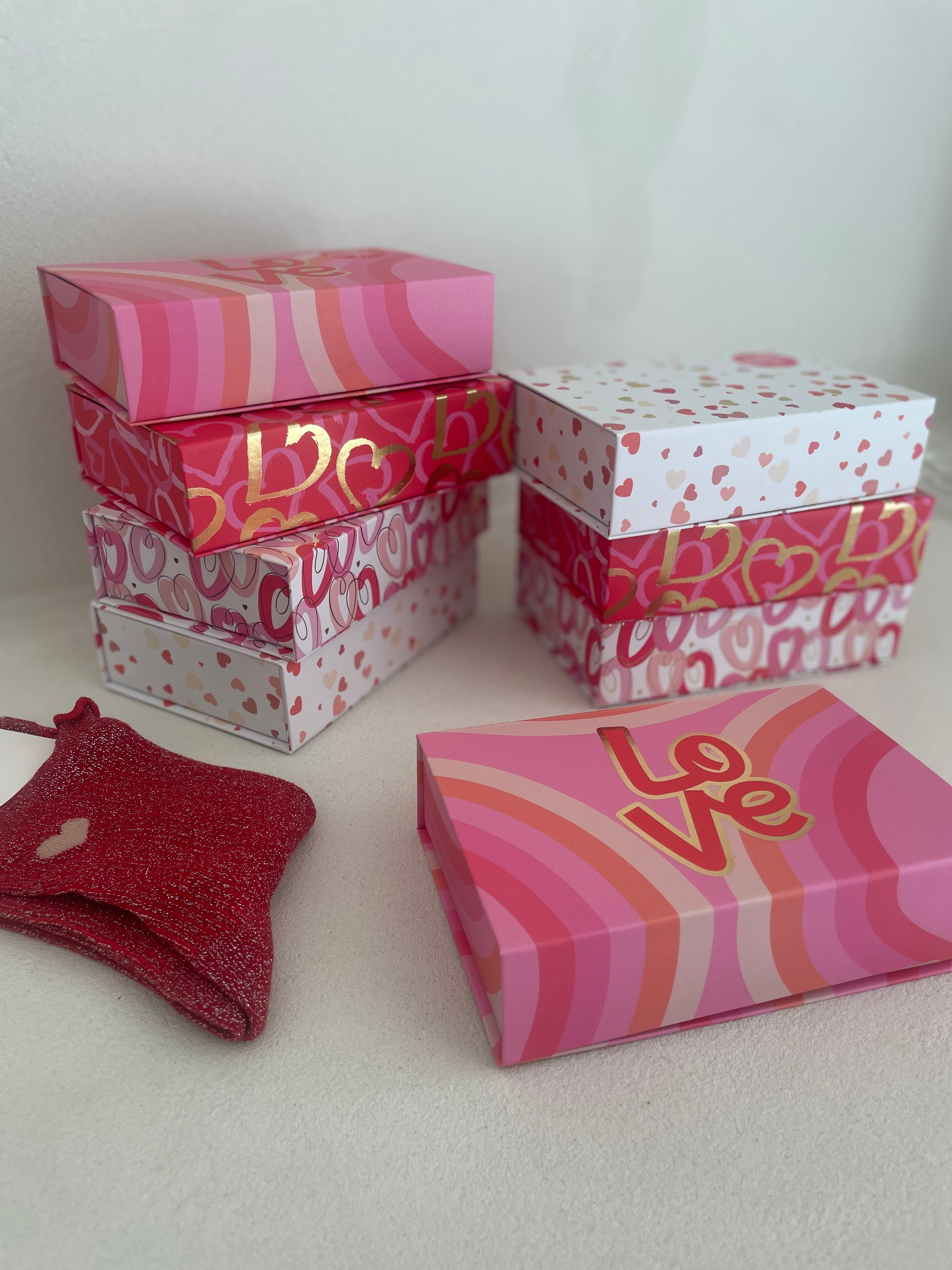 Coffret Saint-Valentin – 2 paires de chaussettes 