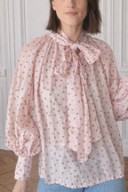 CHEMISE A POIS TWENTY ROSE