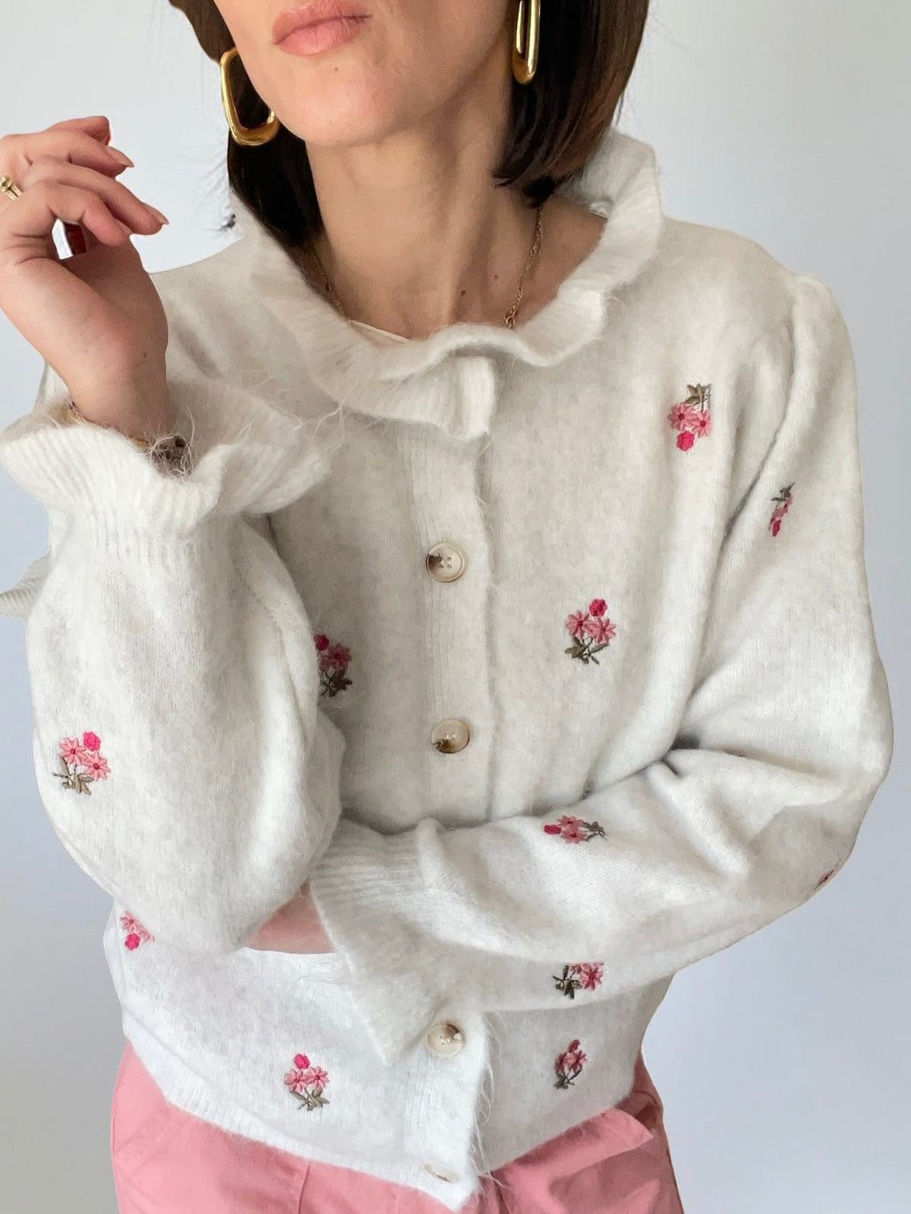 GILET BRODÉ ROSALIE