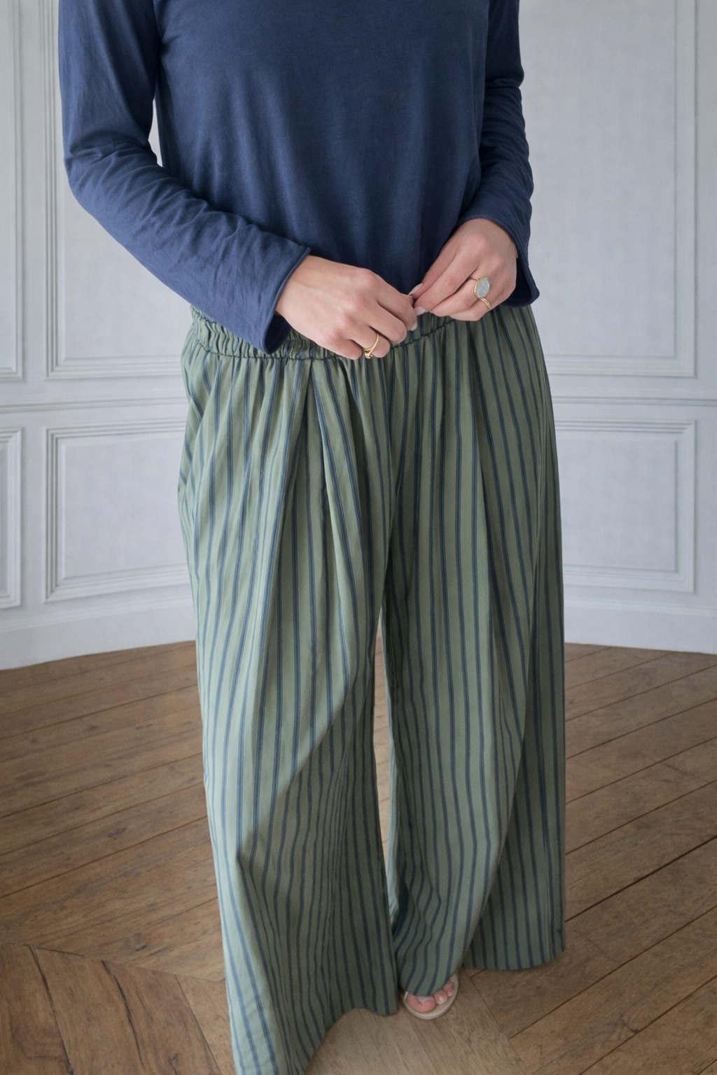 PANTALON CHIARA KAKI