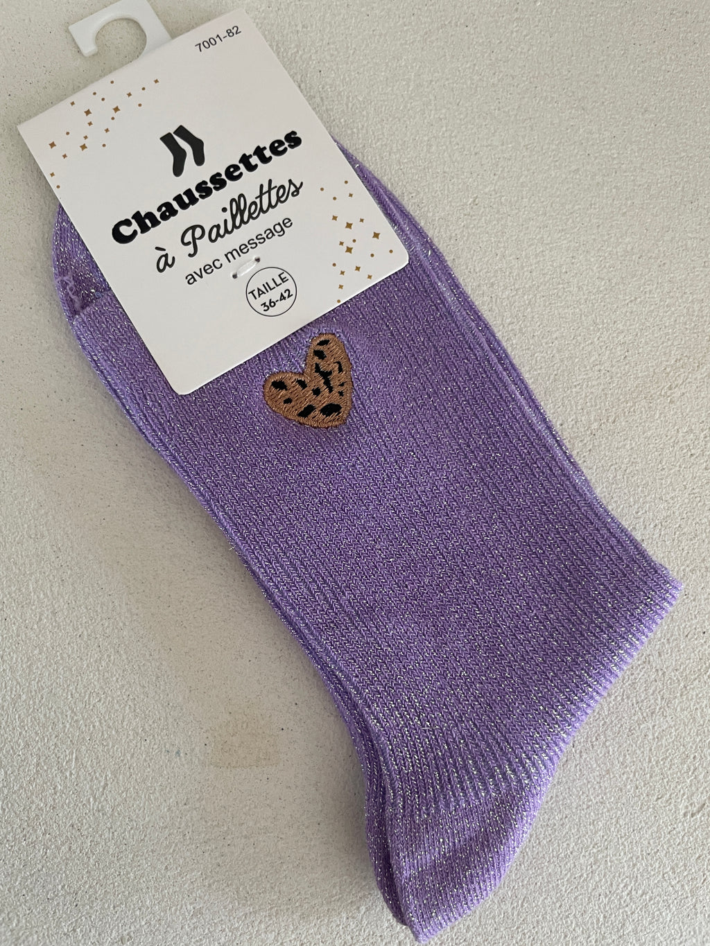 CHAUSSETTES CŒUR LÉO