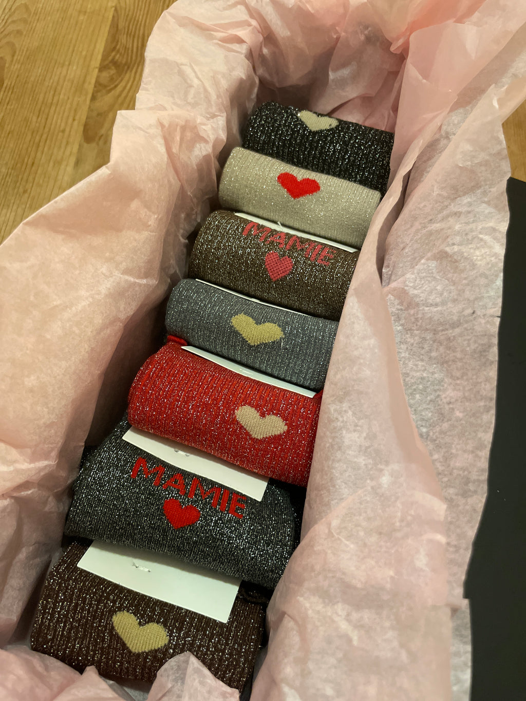 Coffret 7 paires de chaussettes ✨ “Mamie”