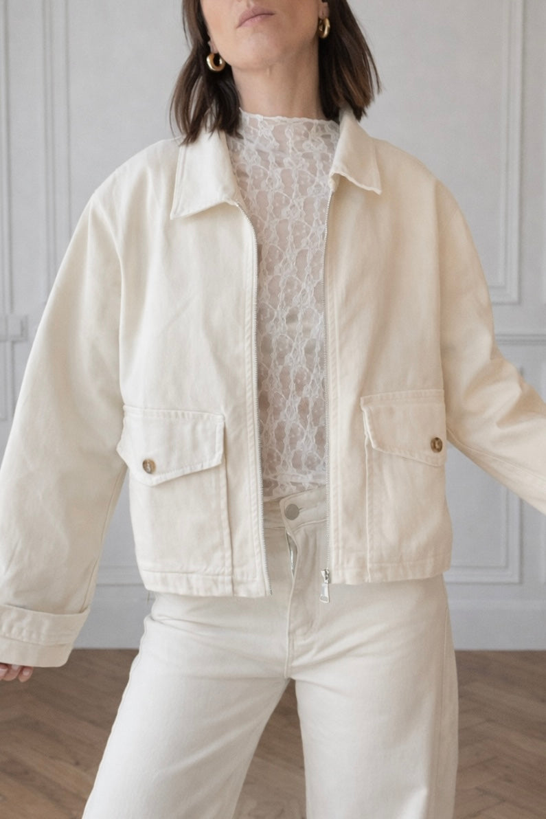 VESTE CAMILLE CREME