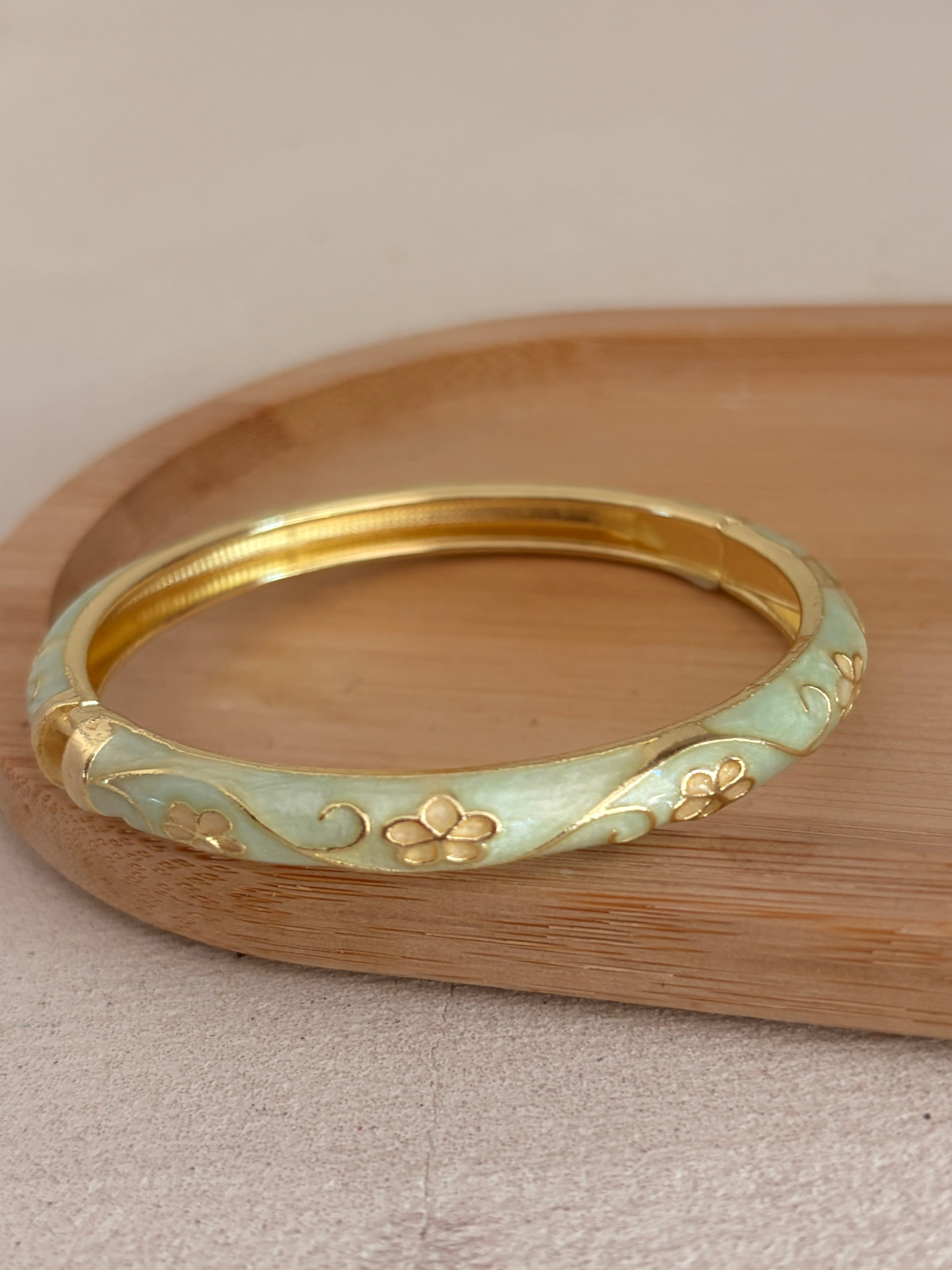 BRACELET JONC ÉCLAT FLEURI