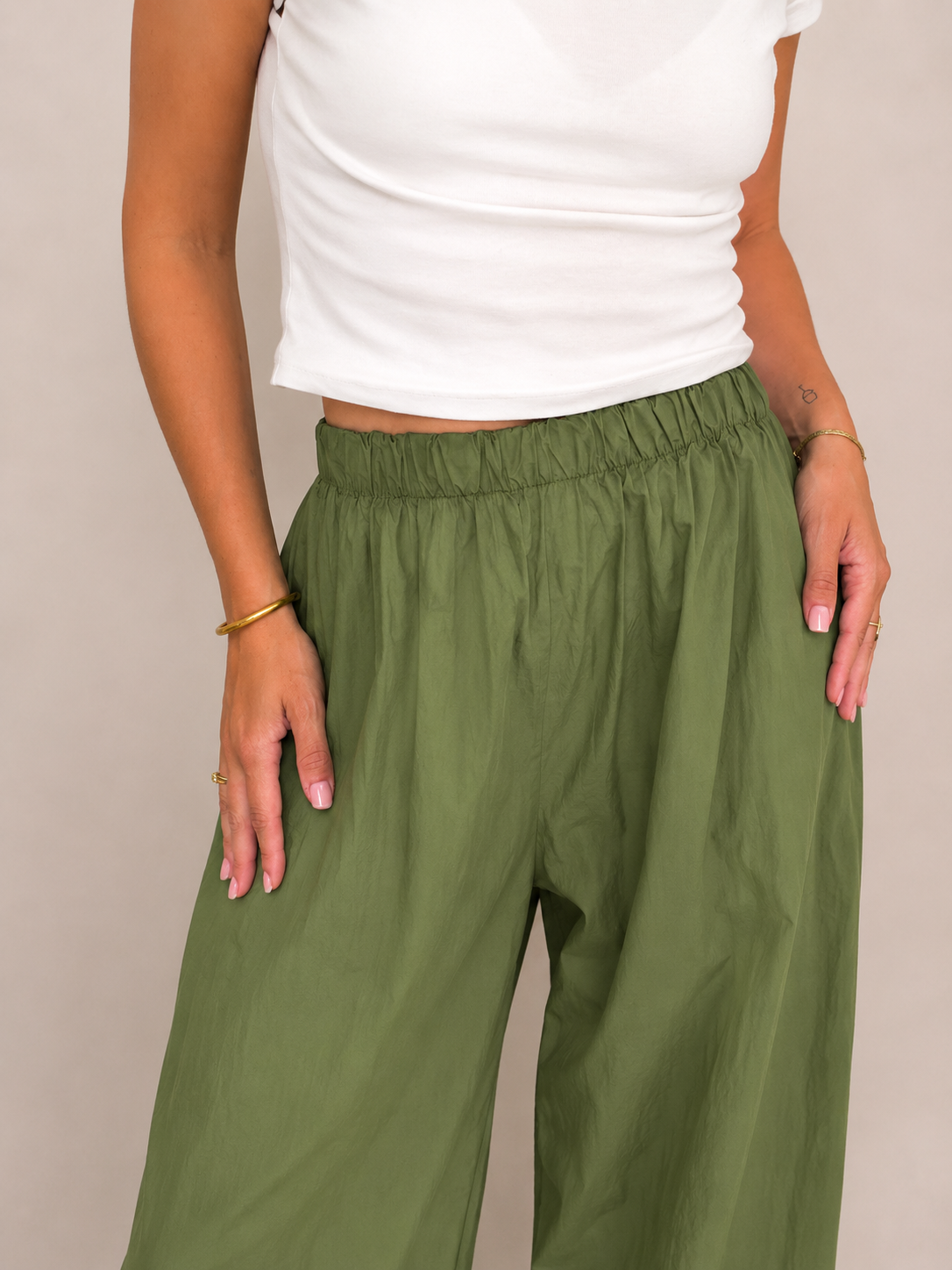 PANTALON JOHANNE KAKI