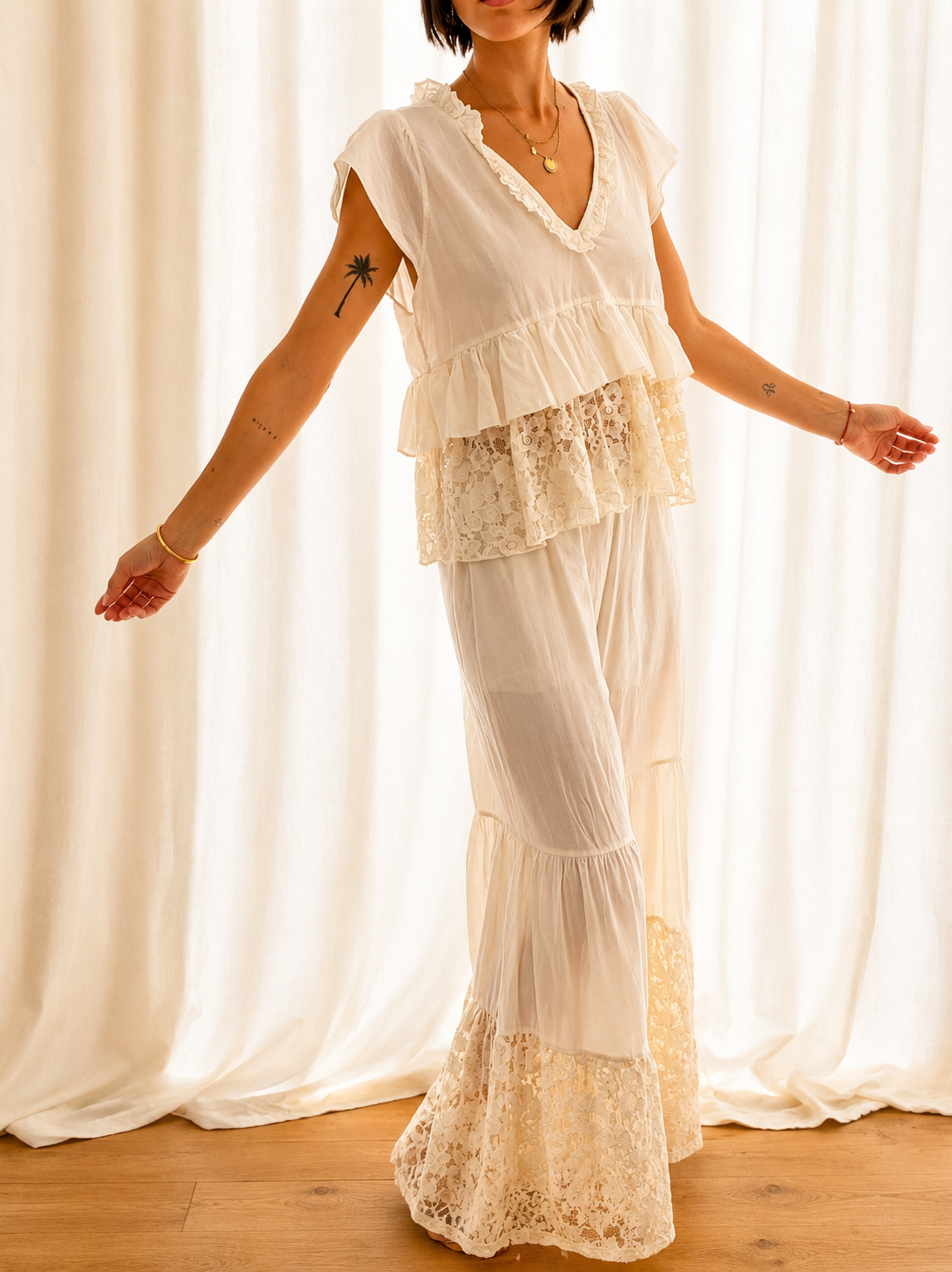 ENSEMBLE ROMY CRÈME