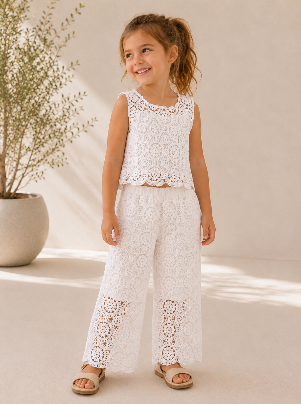ENSEMBLE FILLE BIANCA