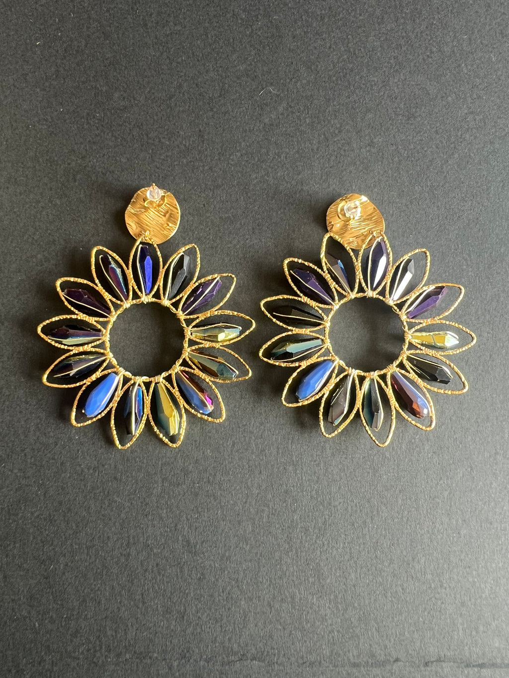 Boucles d’oreilles Soleil Précieux