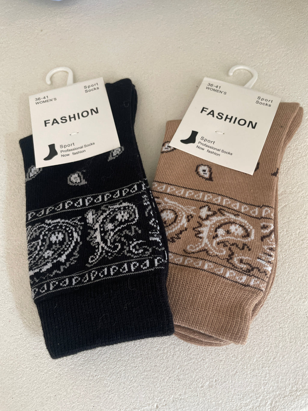 CHAUSSETTES IMPRIMÉES BANDANA