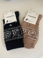 CHAUSSETTES IMPRIMÉES BANDANA