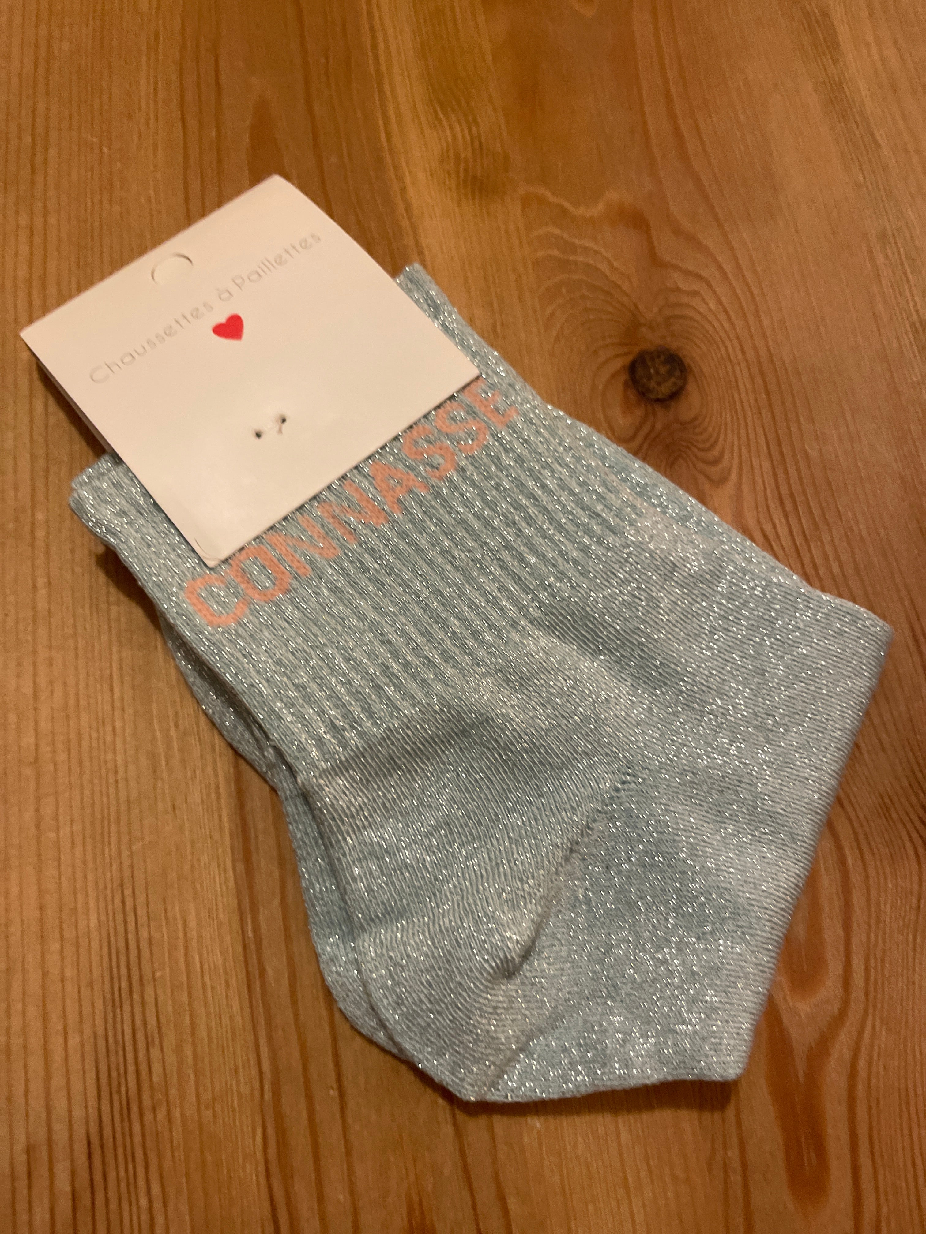 CHAUSSETTES À MESSAGE