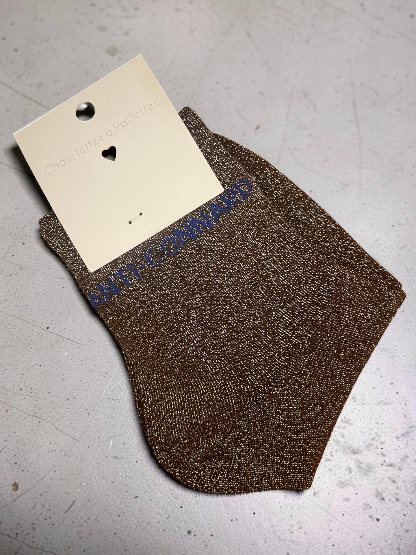 CHAUSSETTES À MESSAGE