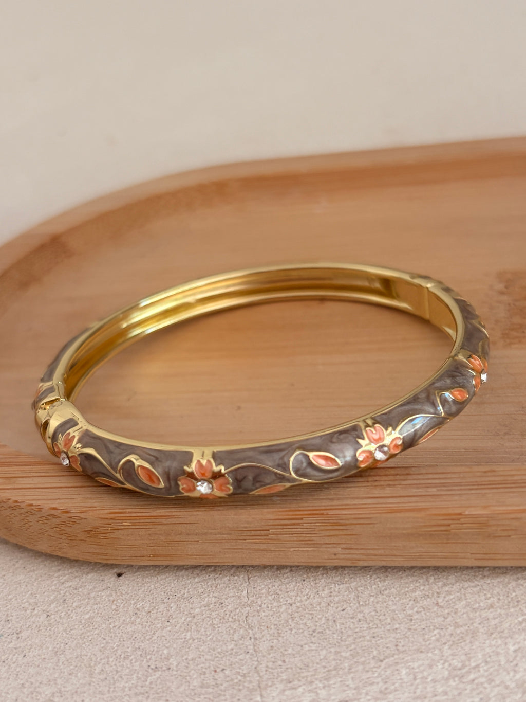 BRACELET JONC ÉCLAT FLEURI