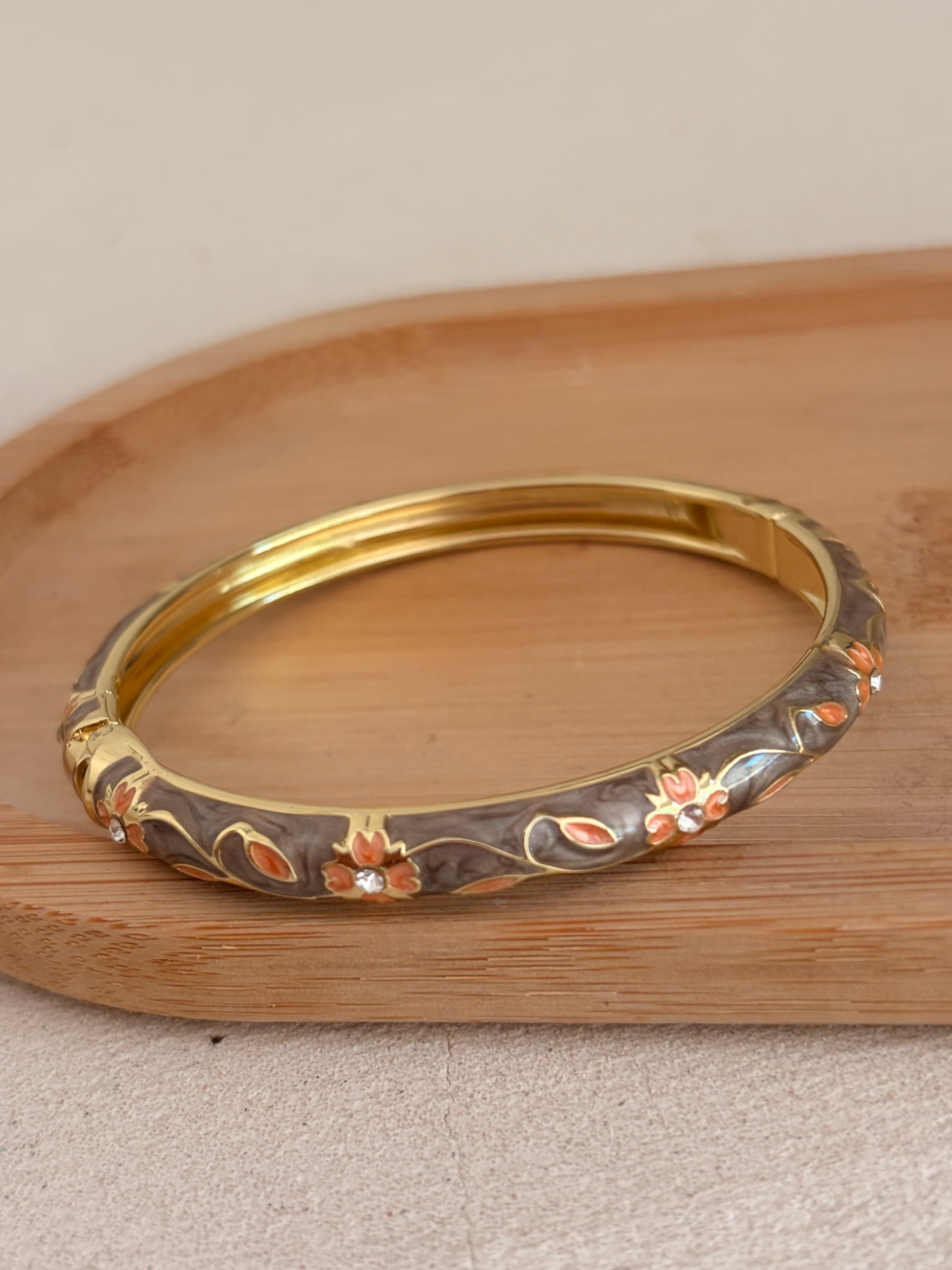 BRACELET JONC ÉCLAT FLEURI