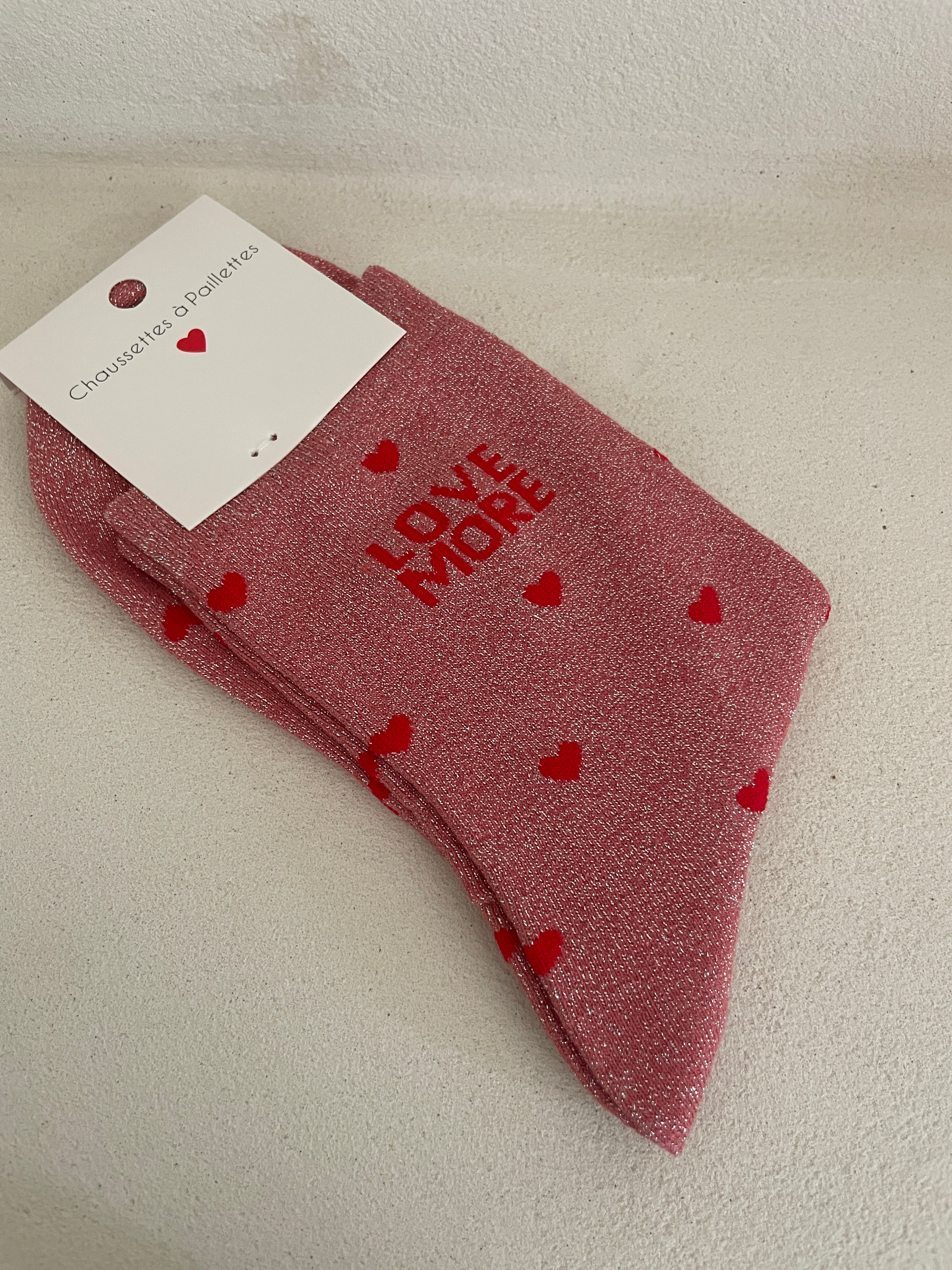 CHAUSSETTES À MESSAGE