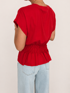 TOP SOLENE ROUGE