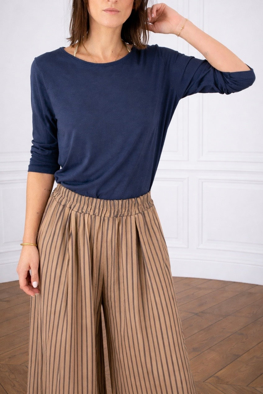 PANTALON CHIARA MARRON