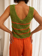 TOP CROCHET SUNSET