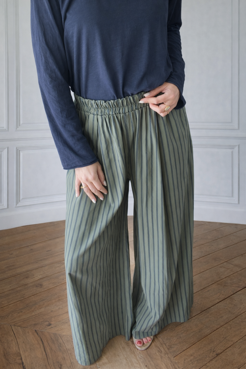 PANTALON CHIARA KAKI