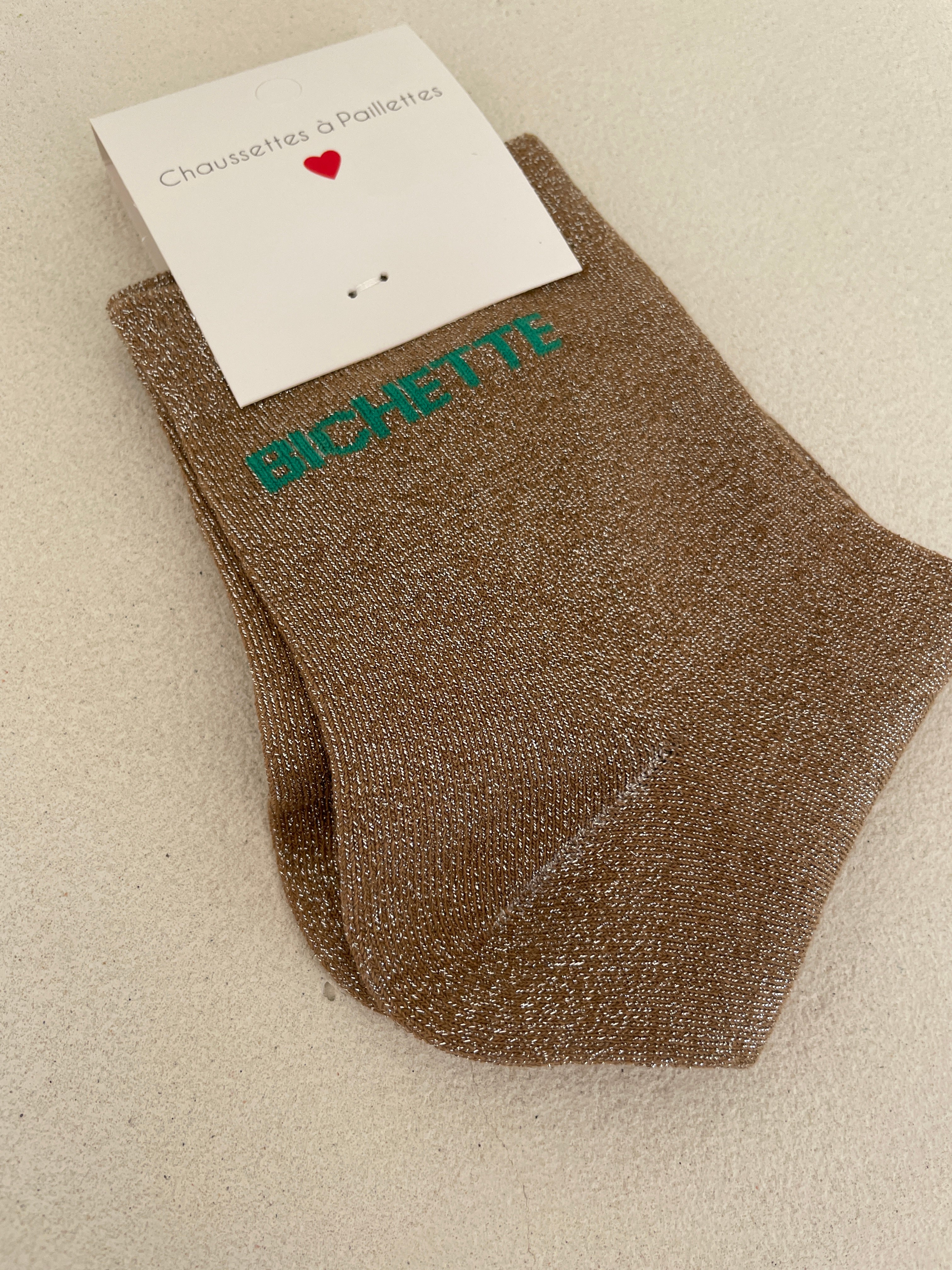 CHAUSSETTES À MESSAGE