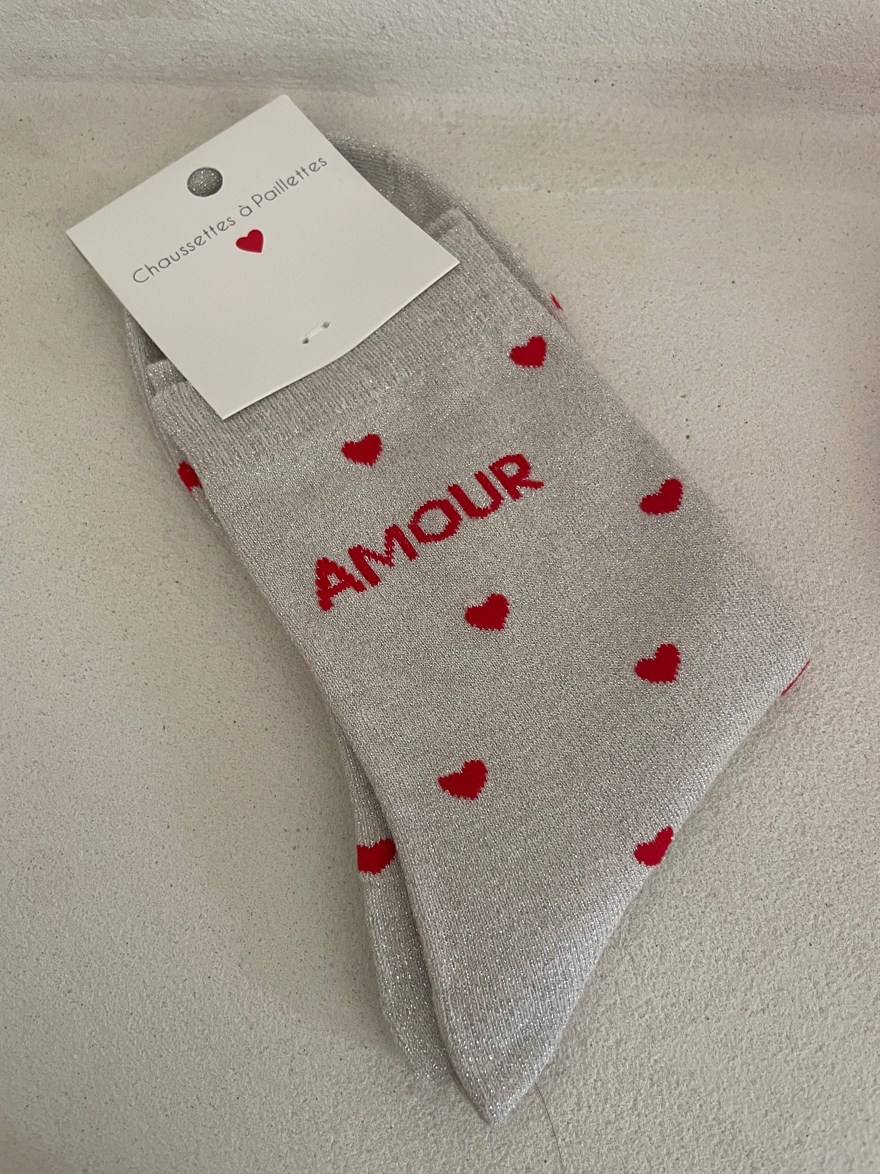 CHAUSSETTES À MESSAGE