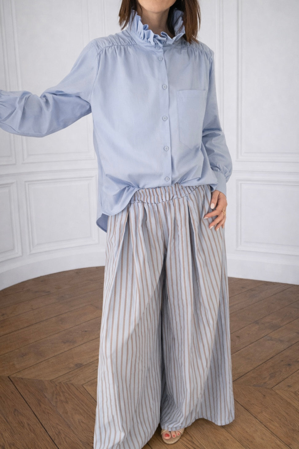 PANTALON CHIARA BLEU