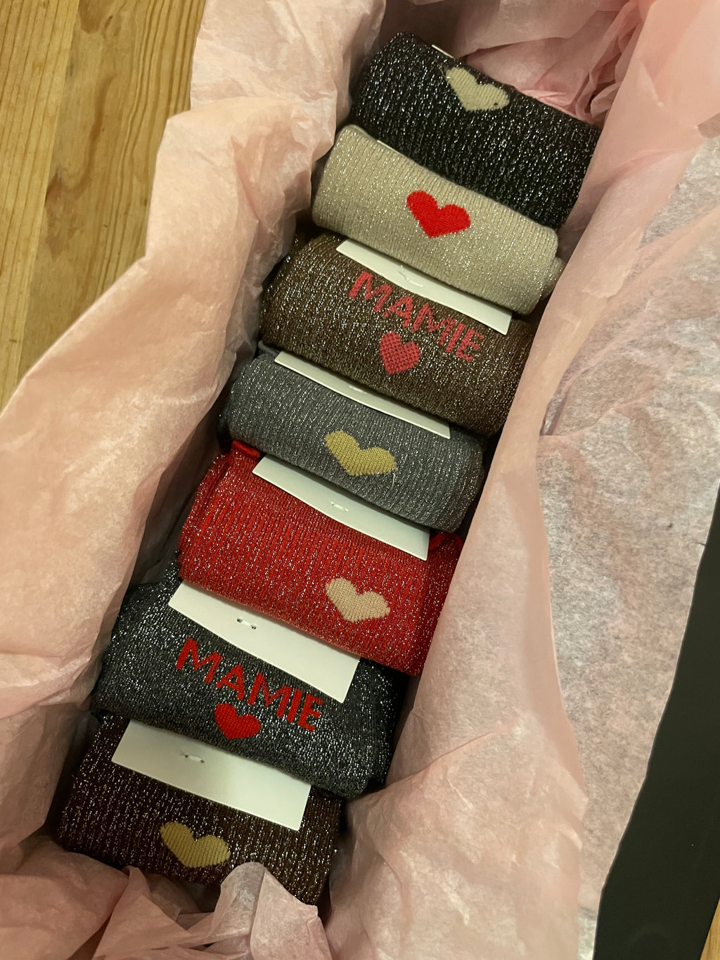 Coffret 7 paires de chaussettes ✨ “Mamie”