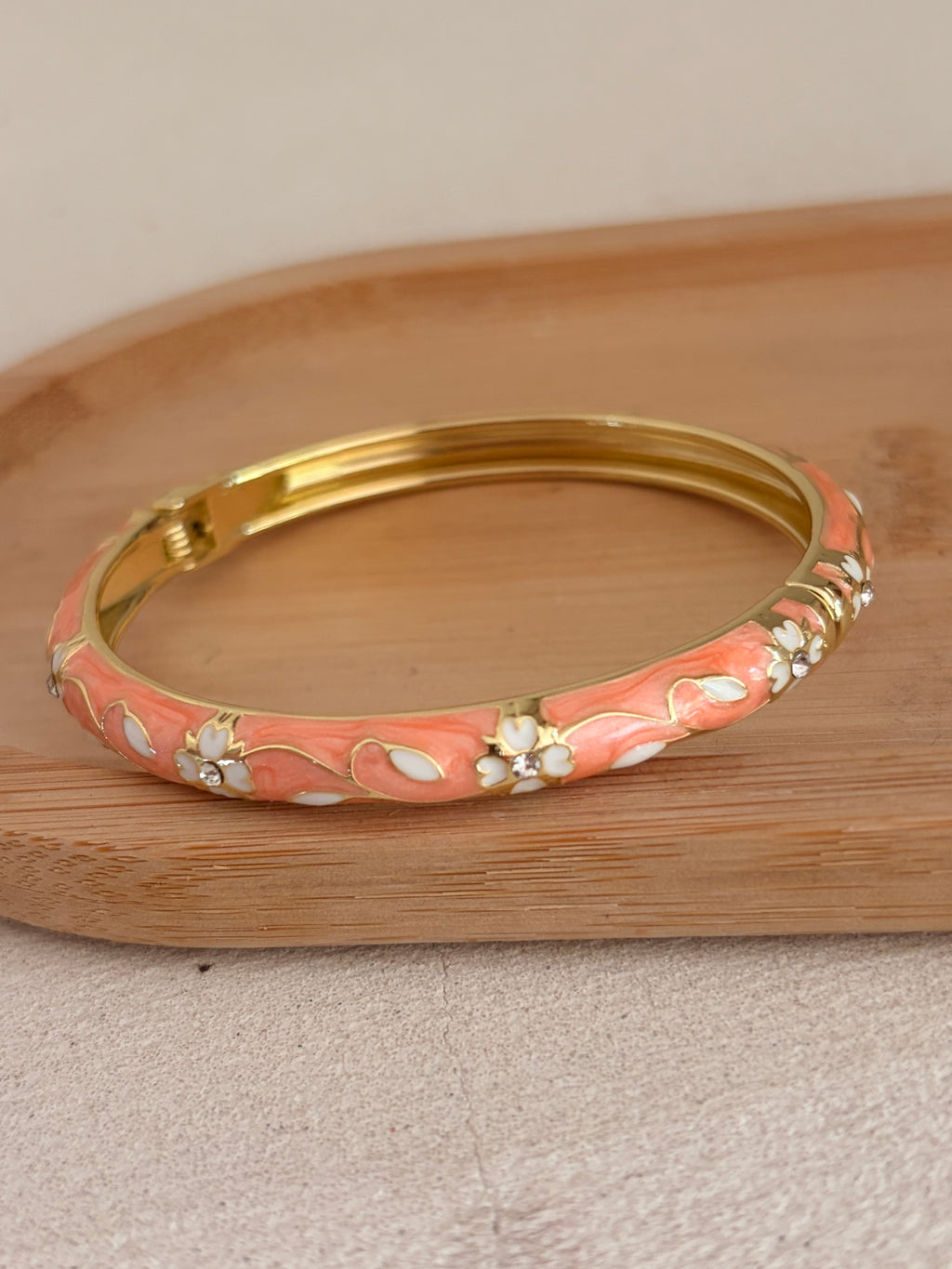 BRACELET JONC ÉCLAT FLEURI